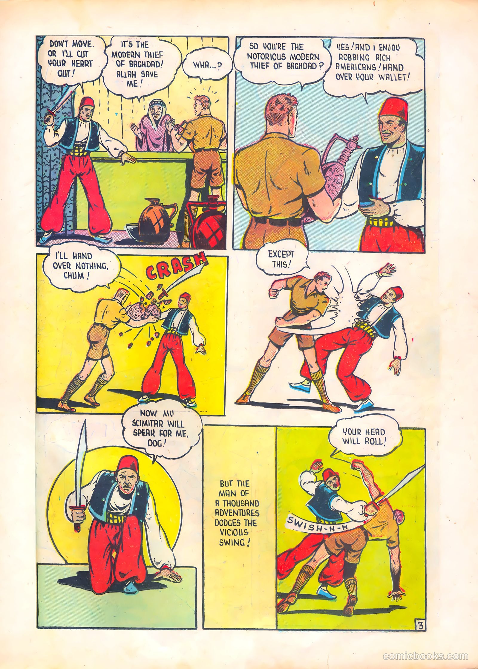 Three Aces Comics #52 (1946) — page 37 of 52