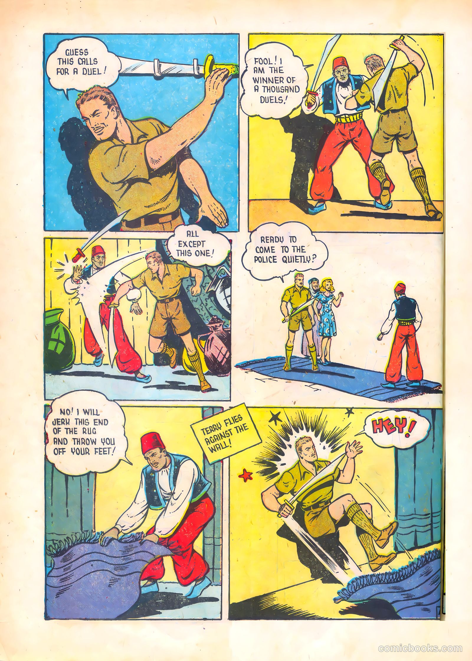 Three Aces Comics #52 (1946) — page 38 of 52