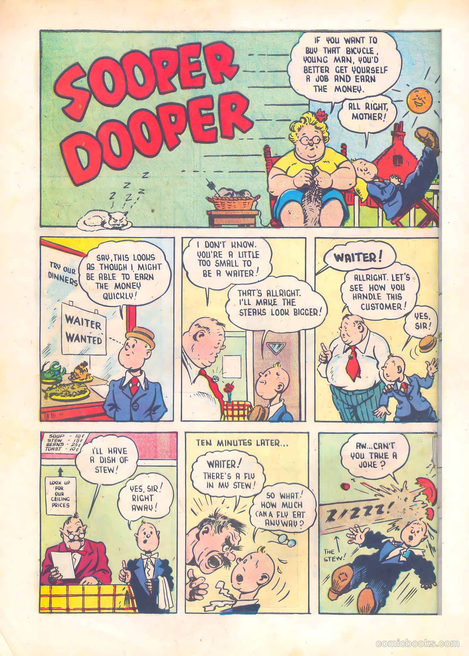 Three Aces Comics #52 (1946) — page 50 of 52