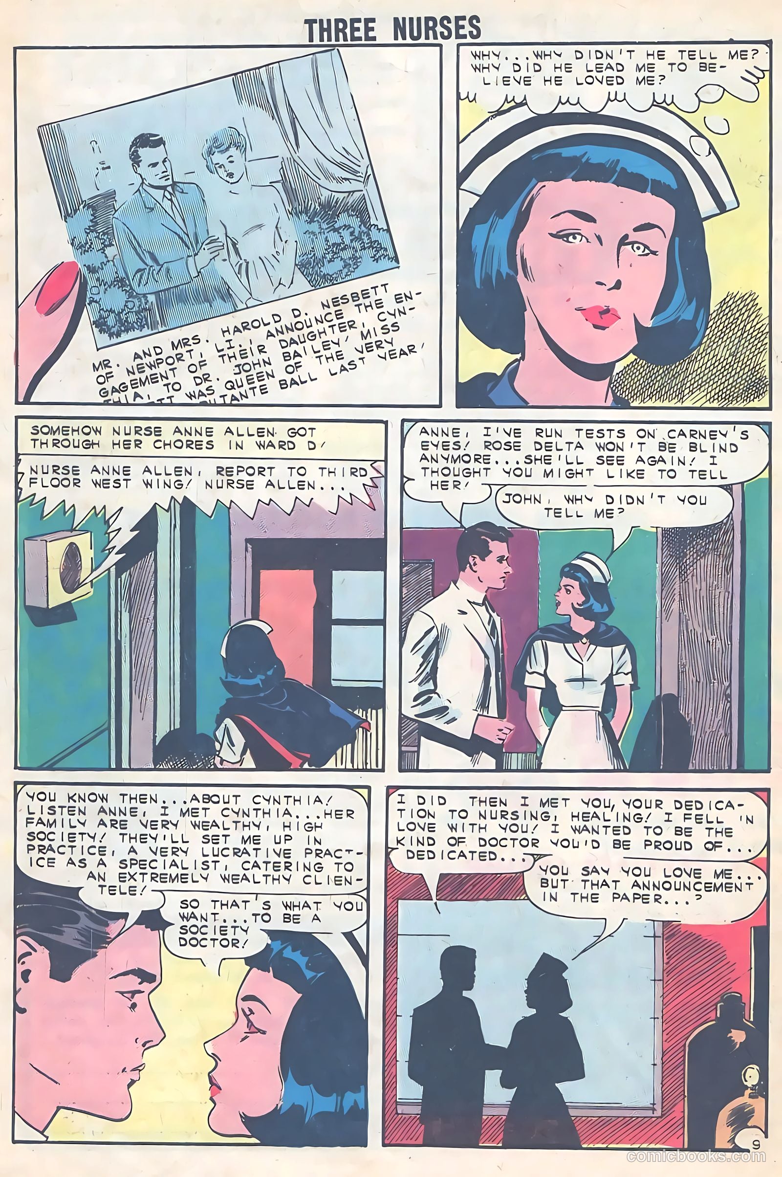 Three Nurses #19 (1963) — page 32 of 36
