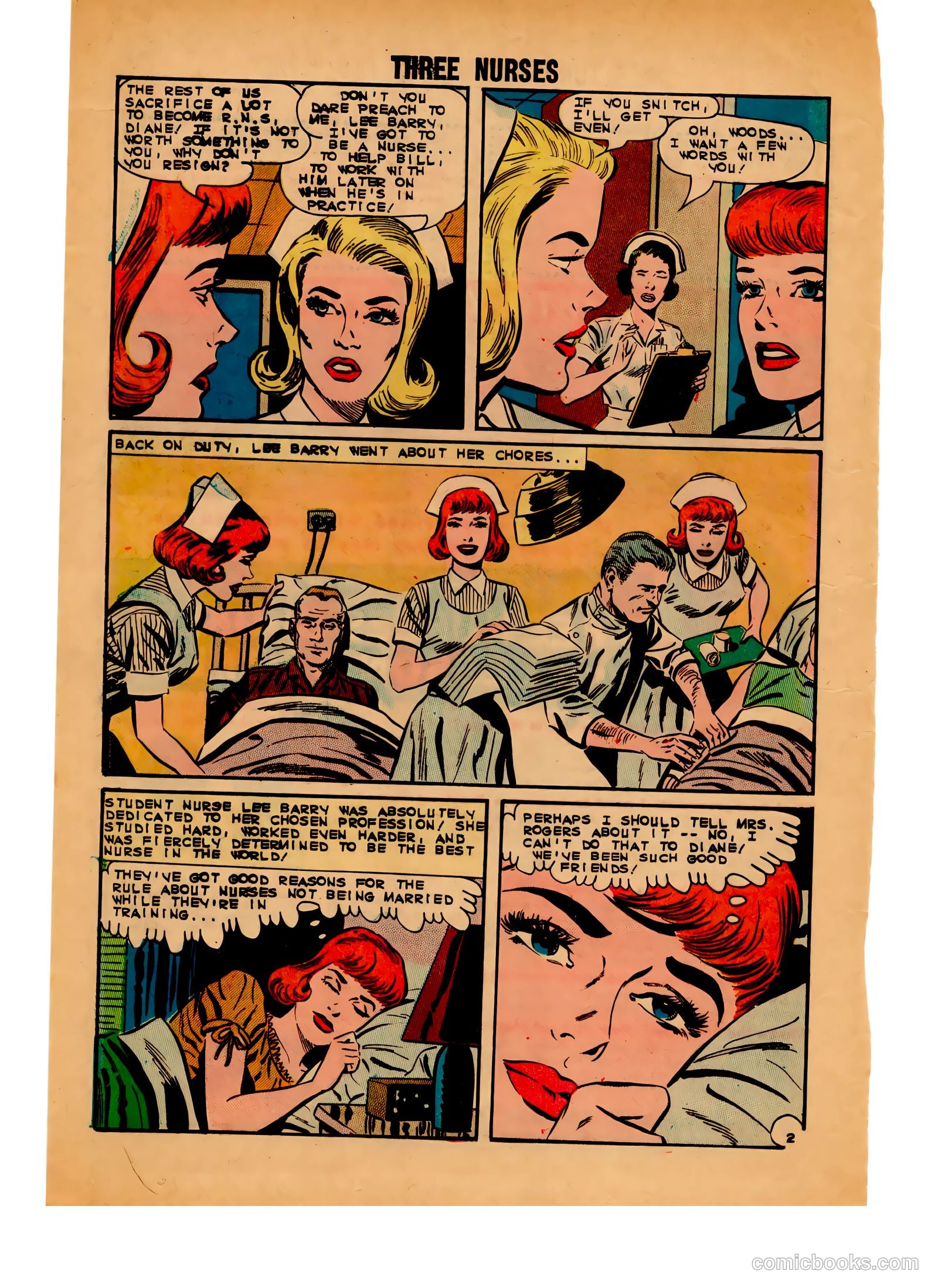 Three Nurses #22 (1964) — page 16 of 36
