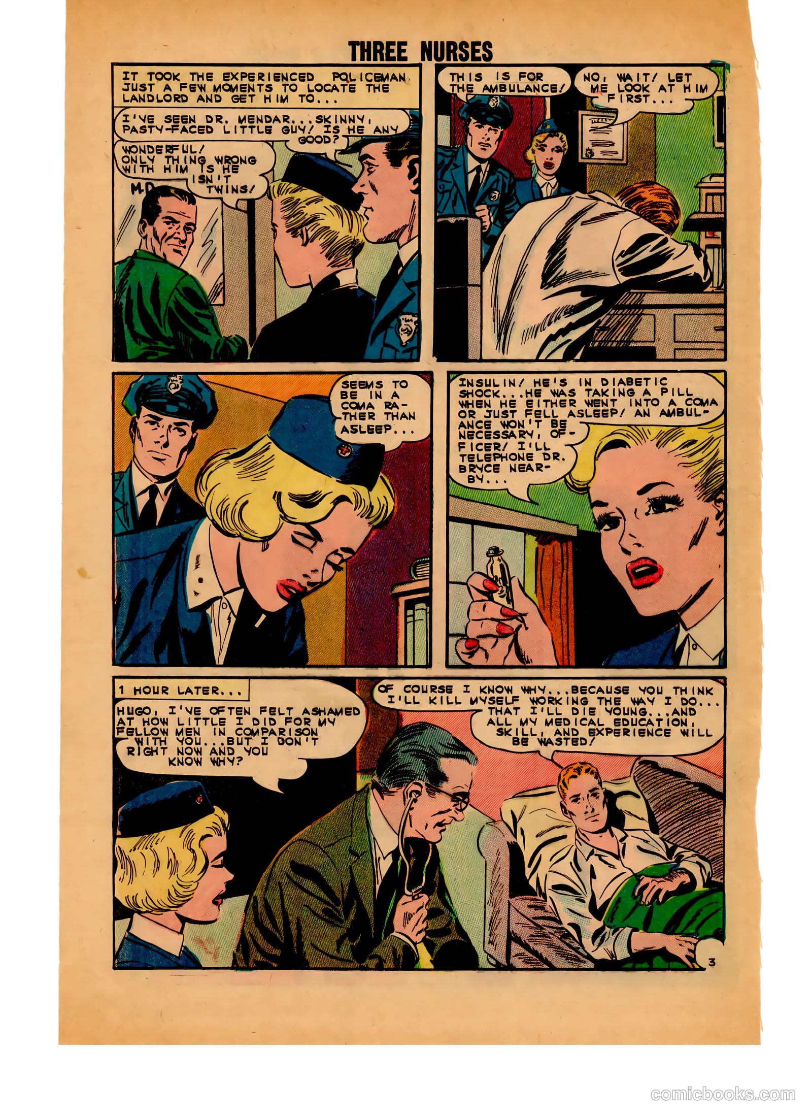 Three Nurses #22 (1964) — page 28 of 36