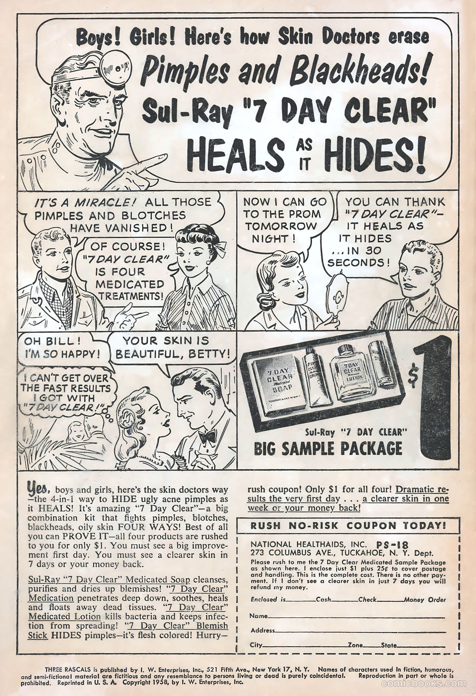 Three Rascals #1 (1958) — page 2 of 36