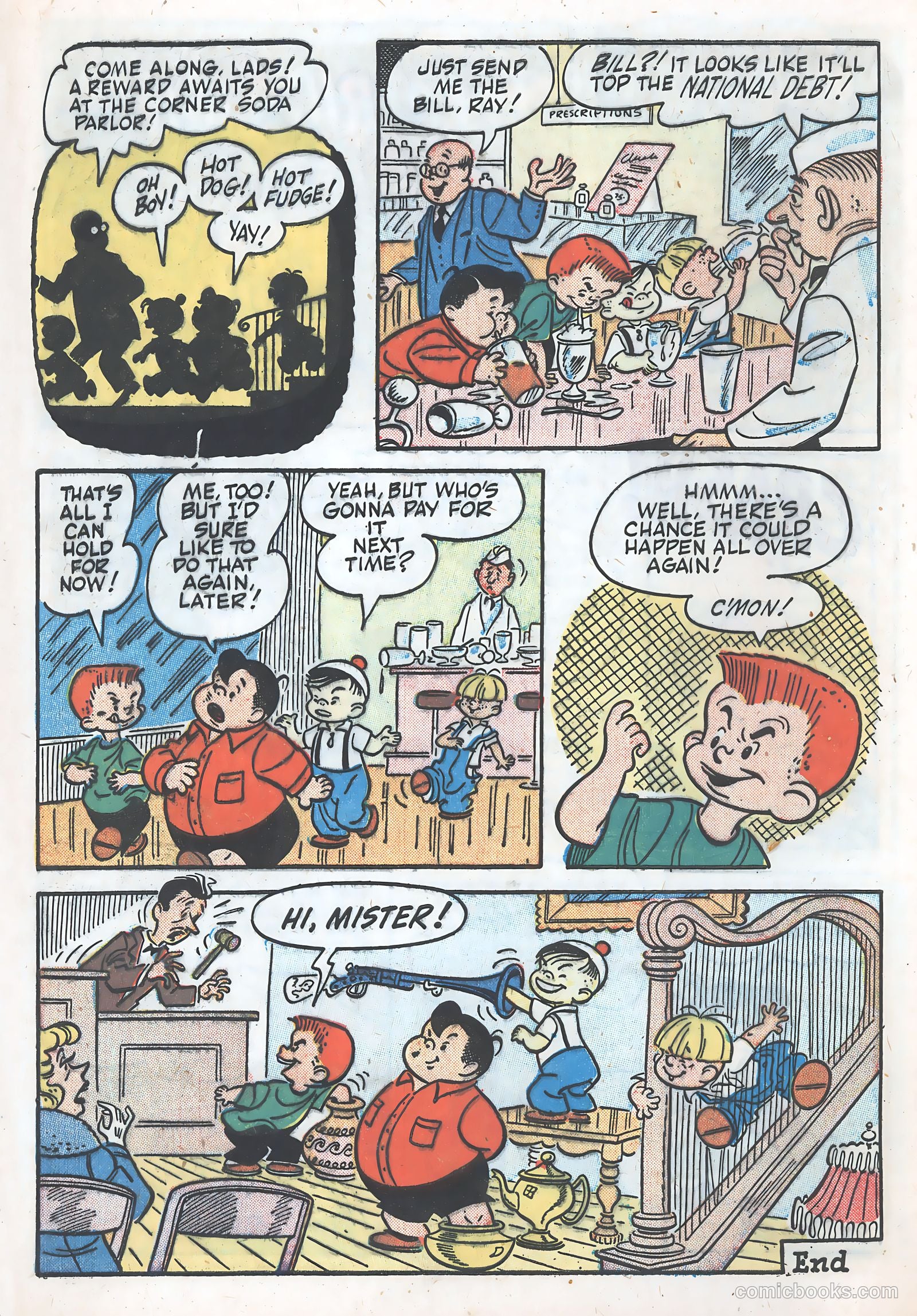 Three Rascals #1 (1958) — page 8 of 36