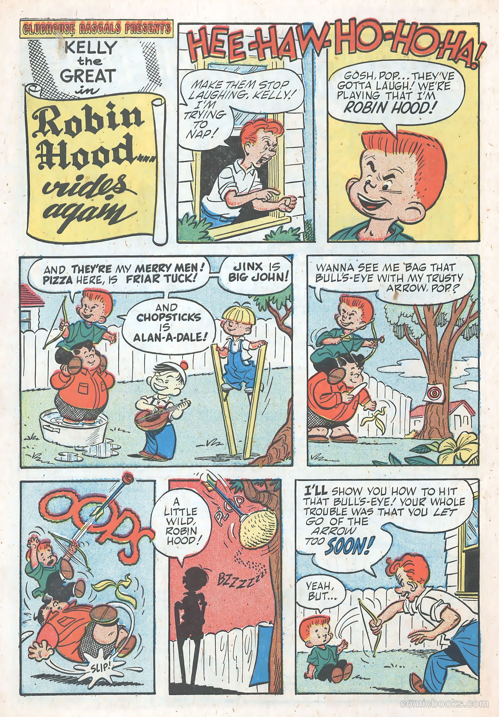Three Rascals #1 (1958) — page 10 of 36