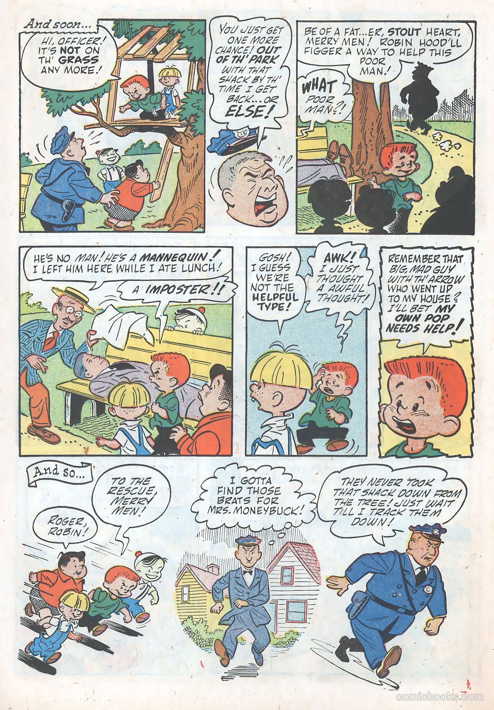 Three Rascals #1 (1958) — page 14 of 36