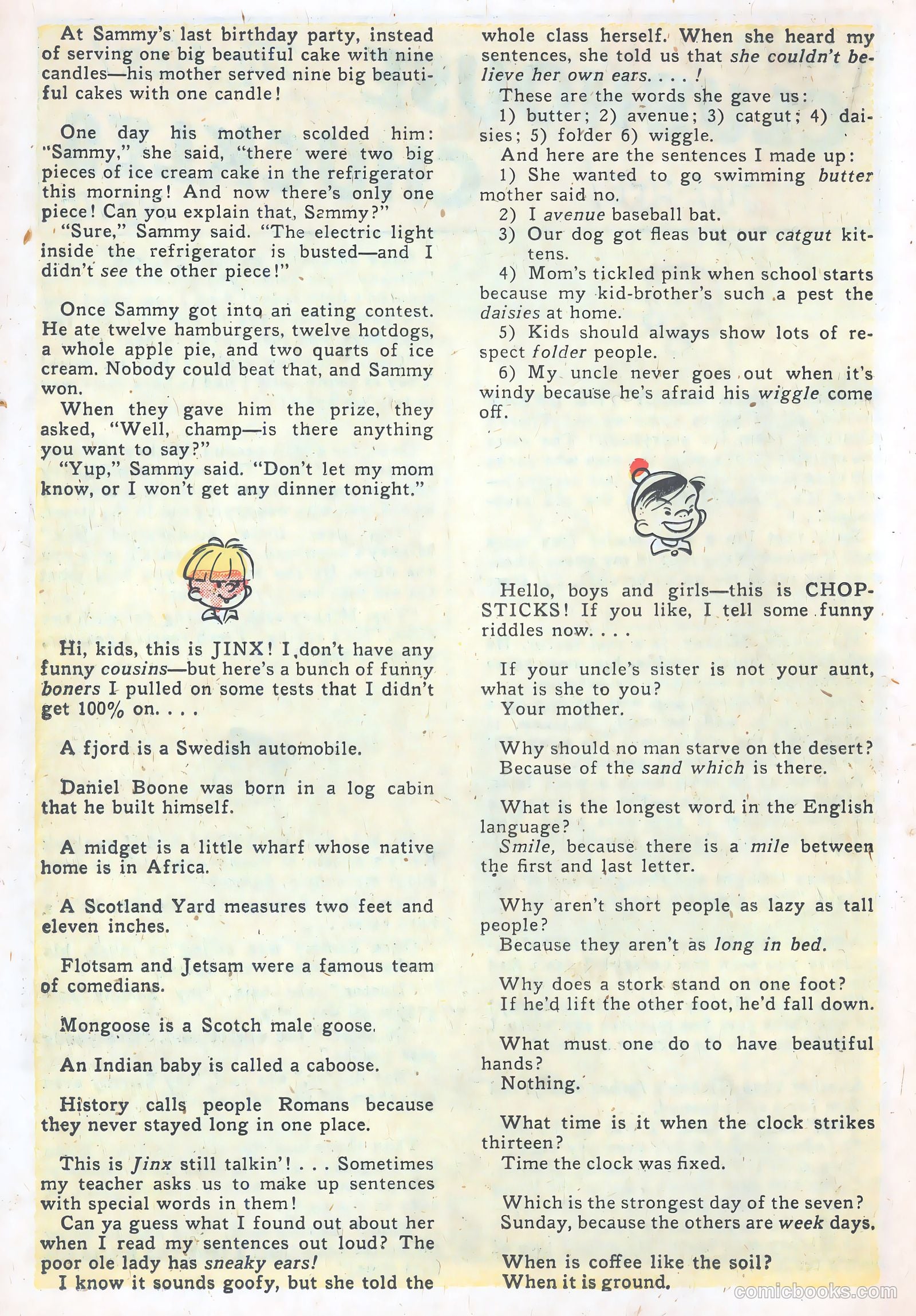 Three Rascals #1 (1958) — page 18 of 36