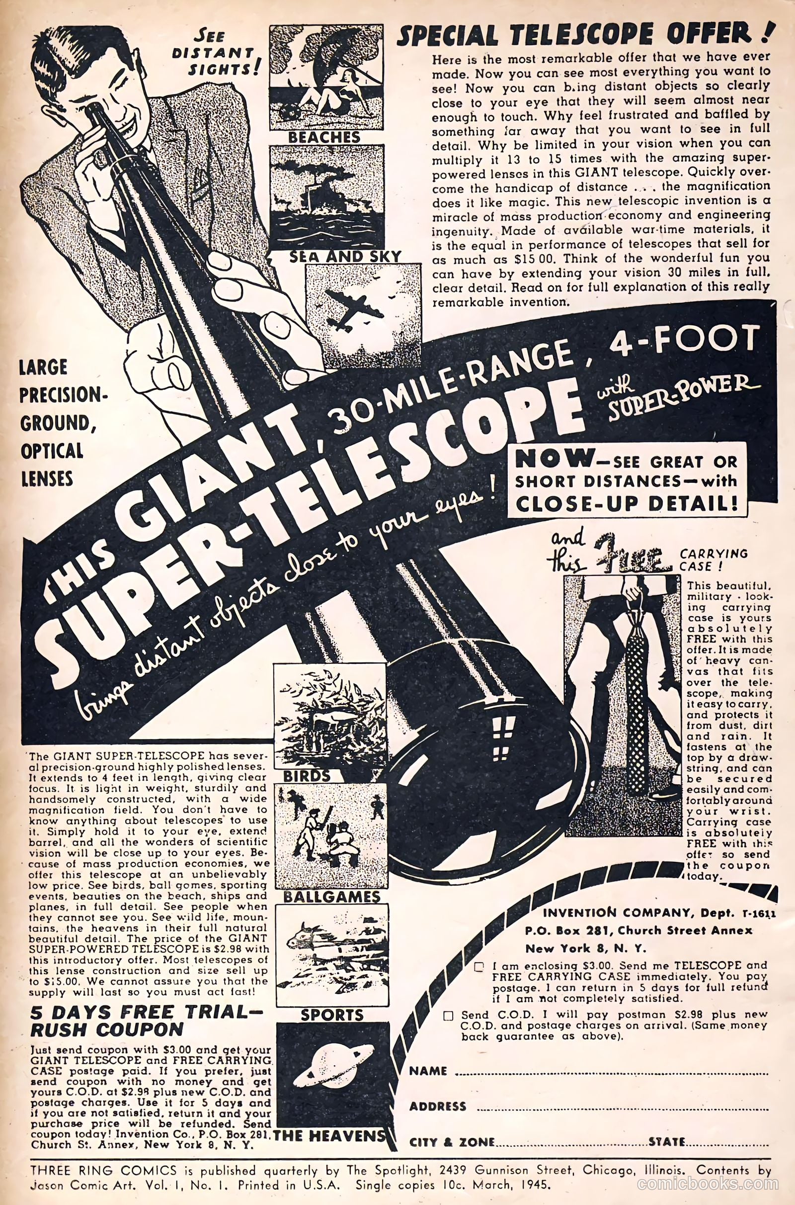 Three Ring Comics #1 (1945) — page 2 of 52