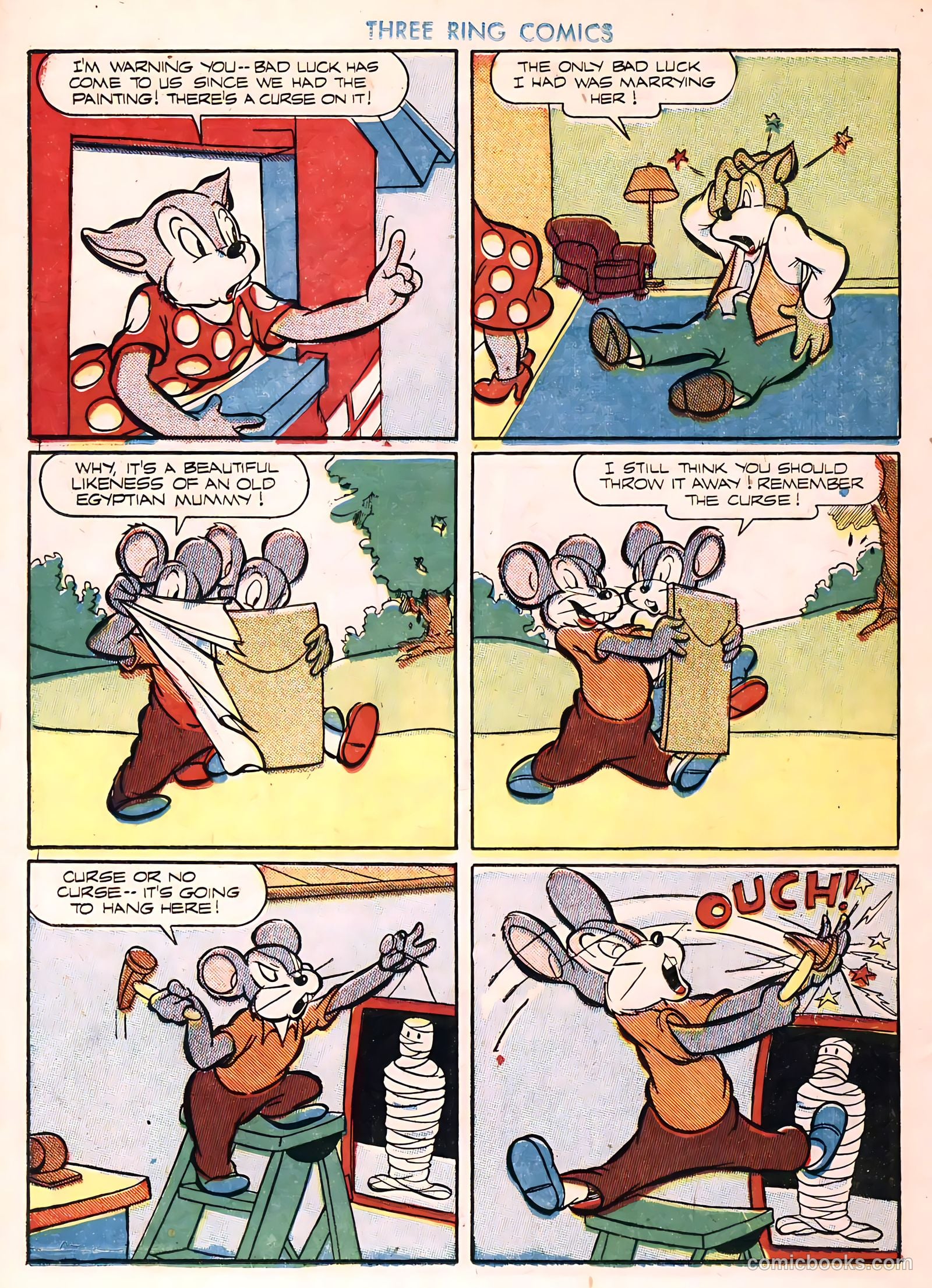 Three Ring Comics #1 (1945) — page 36 of 52