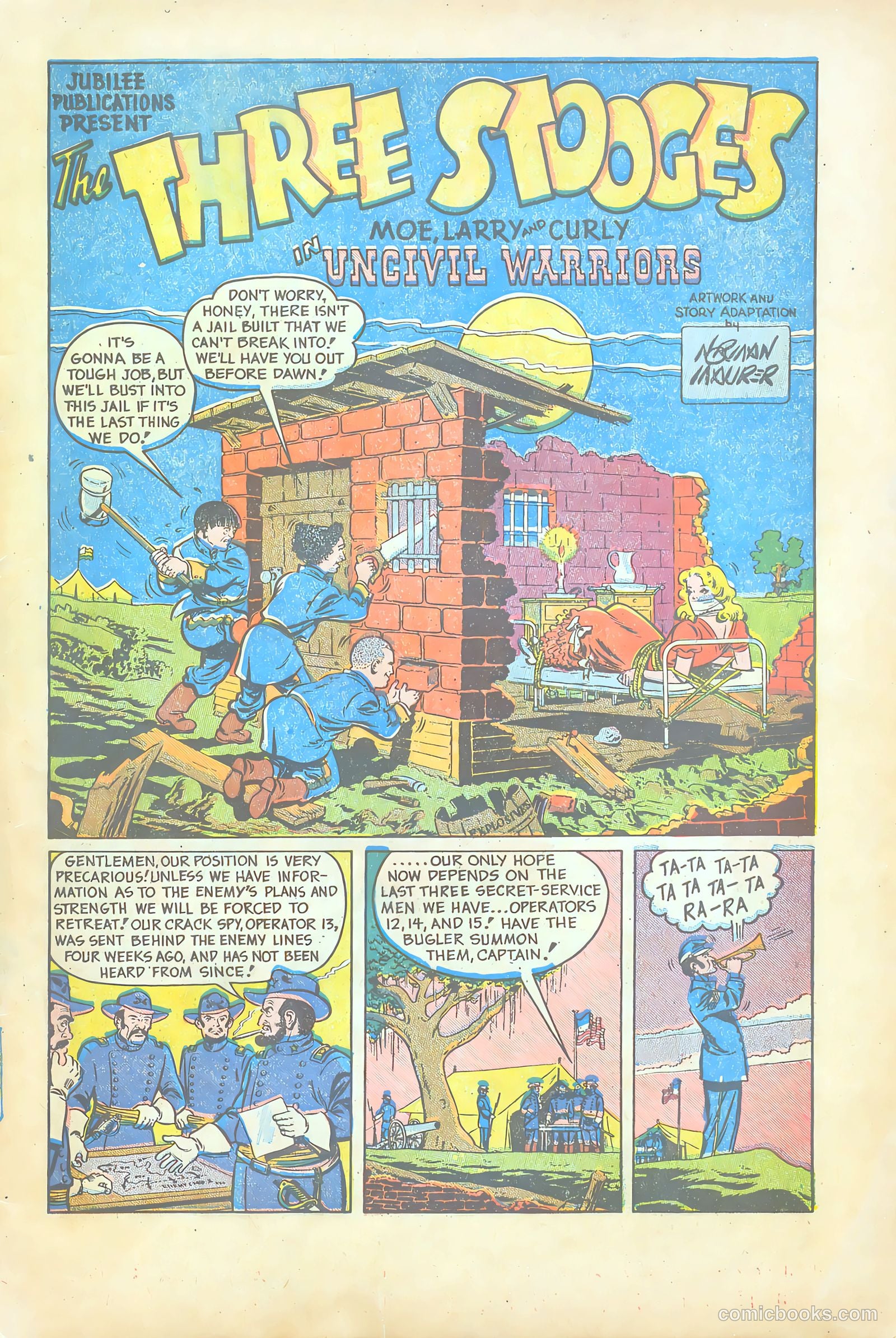Three Stooges #1 (1949) — page 3 of 36