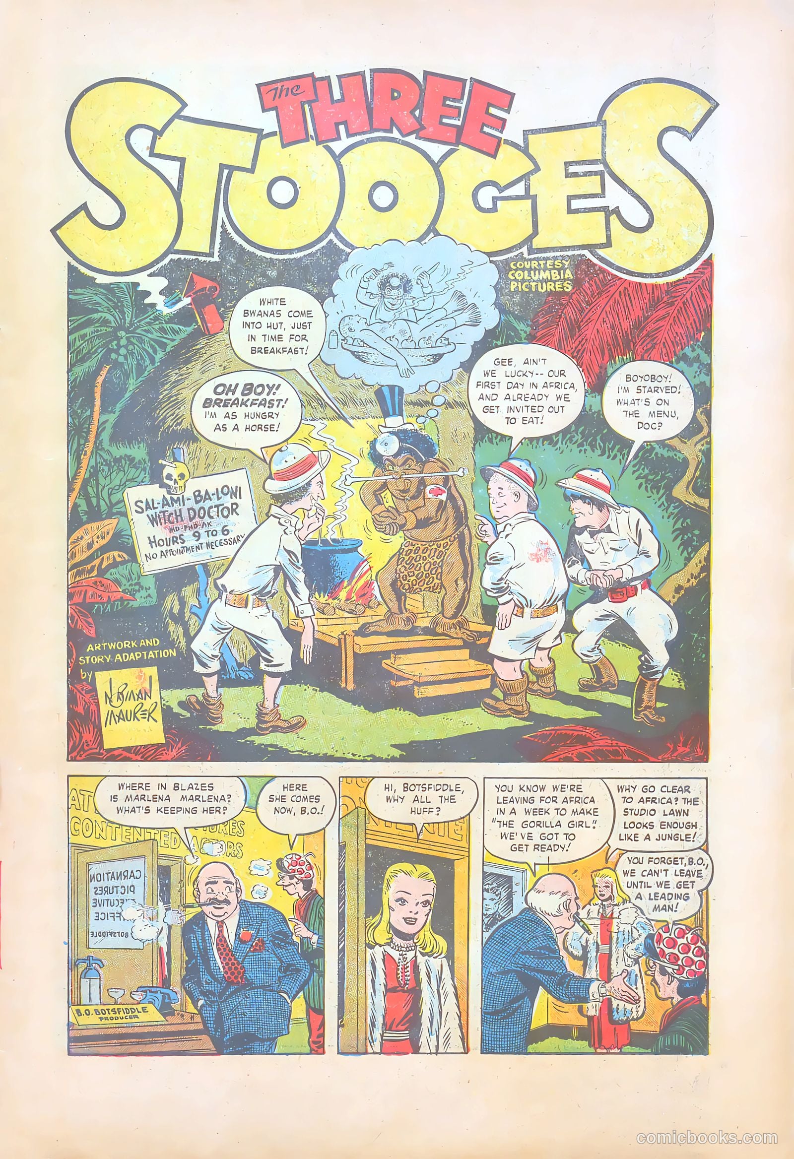 Three Stooges #2 (1949) — page 3 of 36
