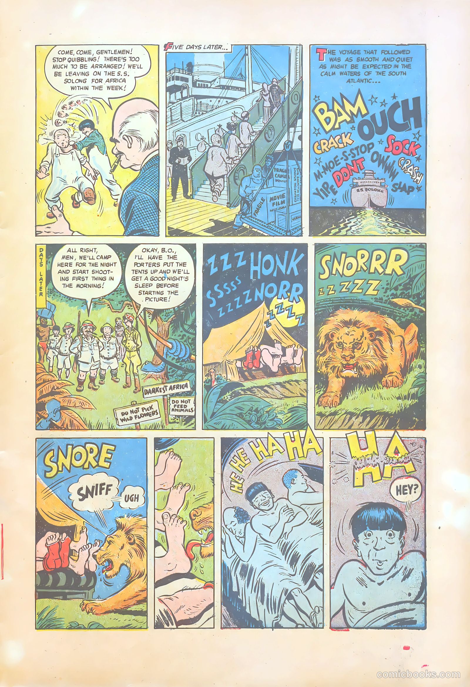 Three Stooges #2 (1949) — page 7 of 36