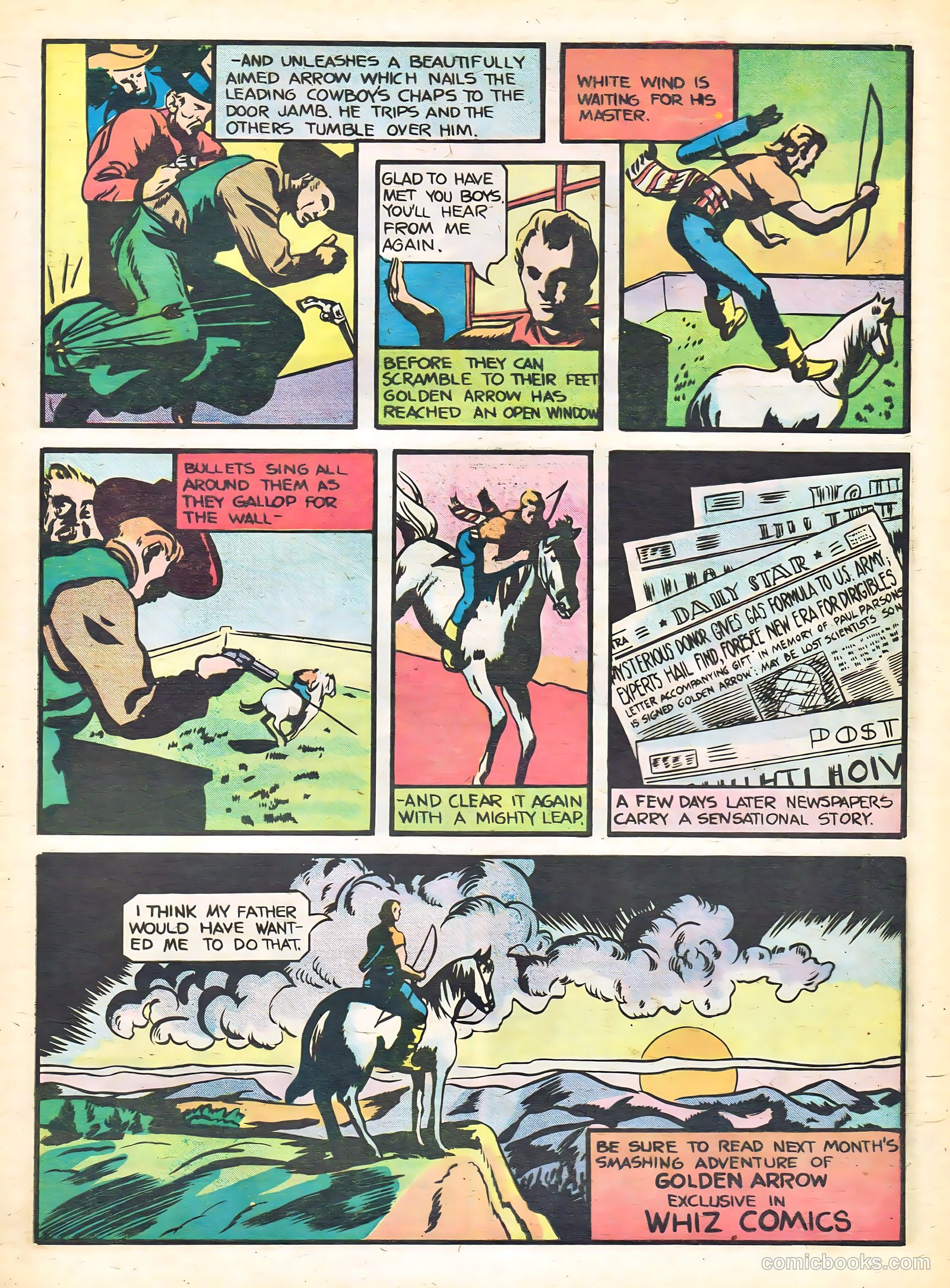Thrill Comics #1 (1940) — page 29 of 29