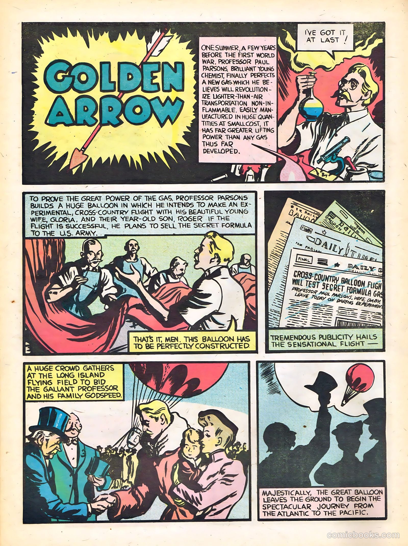 Thrill Comics [ashcan] #1 (1940) — page 20 of 29