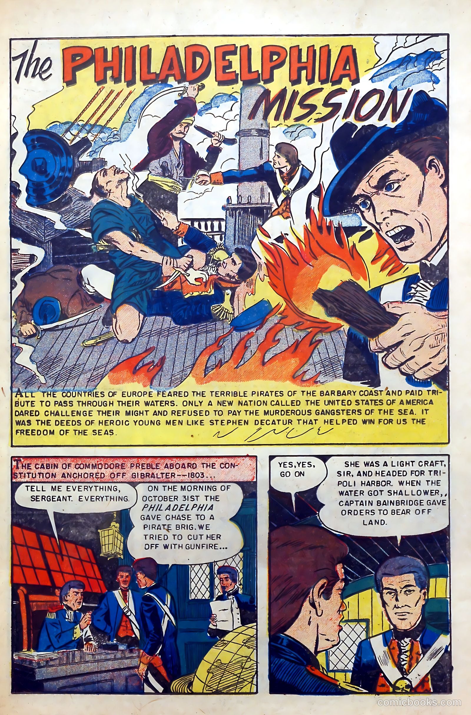 Thrilling Adventures in Stamps Comics #8 (1953) — page 3 of 55