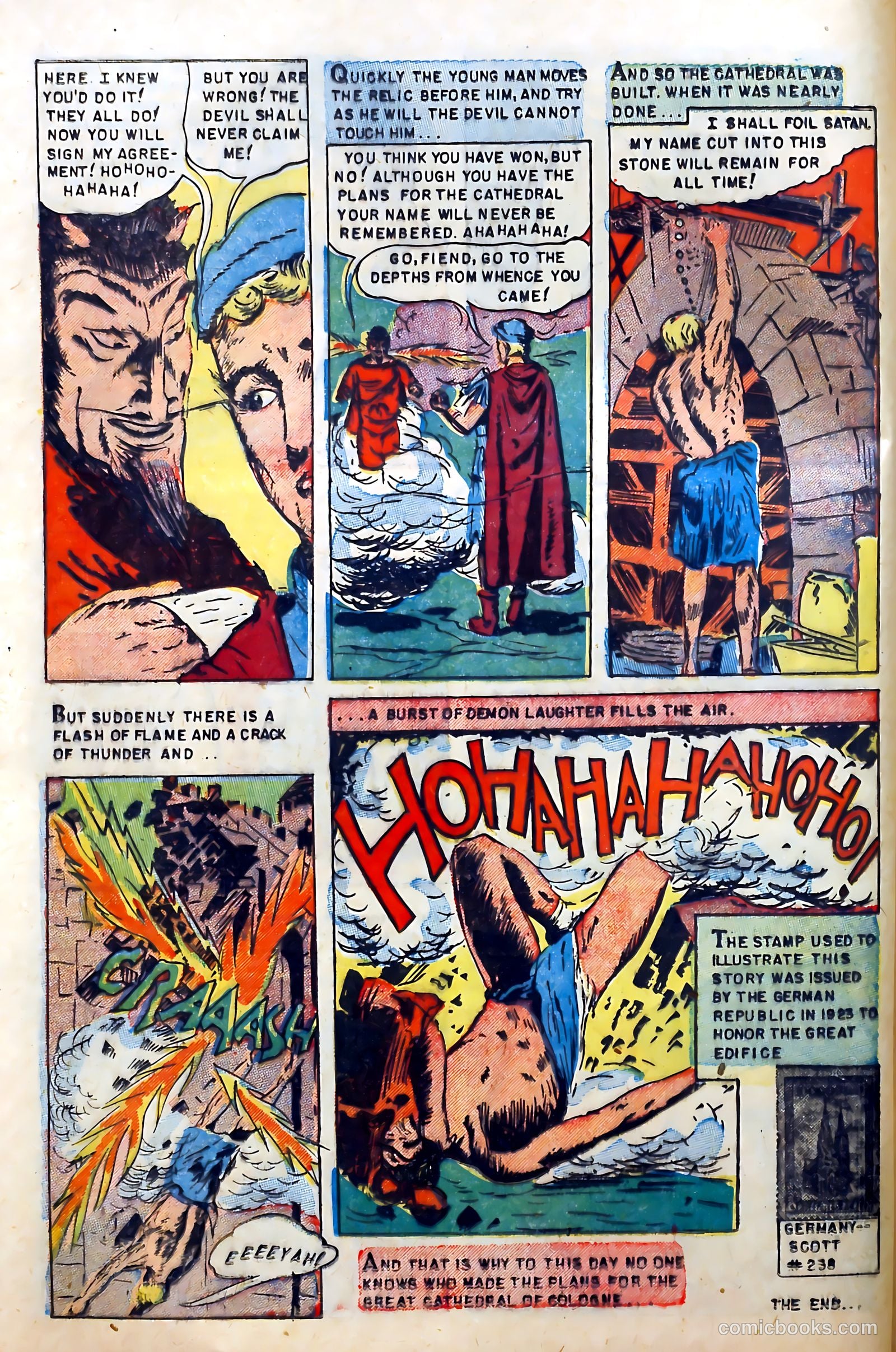 Thrilling Adventures in Stamps Comics #8 (1953) — page 10 of 55