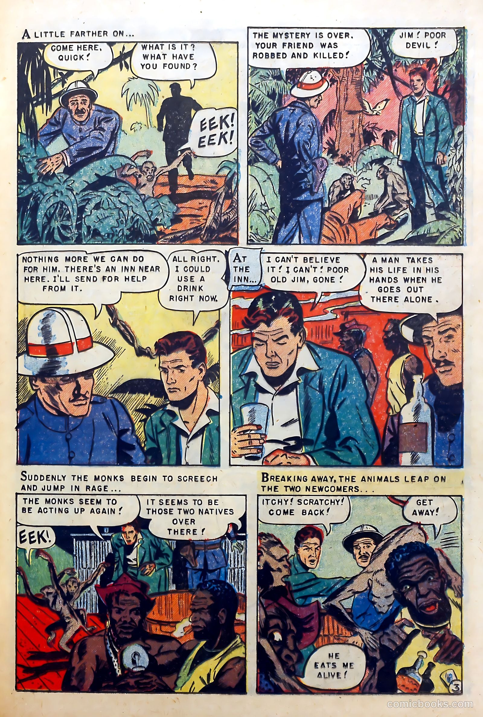 Thrilling Adventures in Stamps Comics #8 (1953) — page 13 of 55