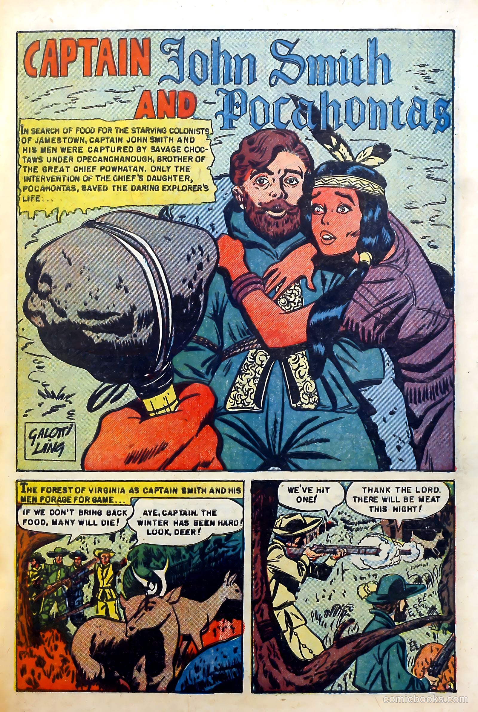 Thrilling Adventures in Stamps Comics #8 (1953) — page 15 of 55