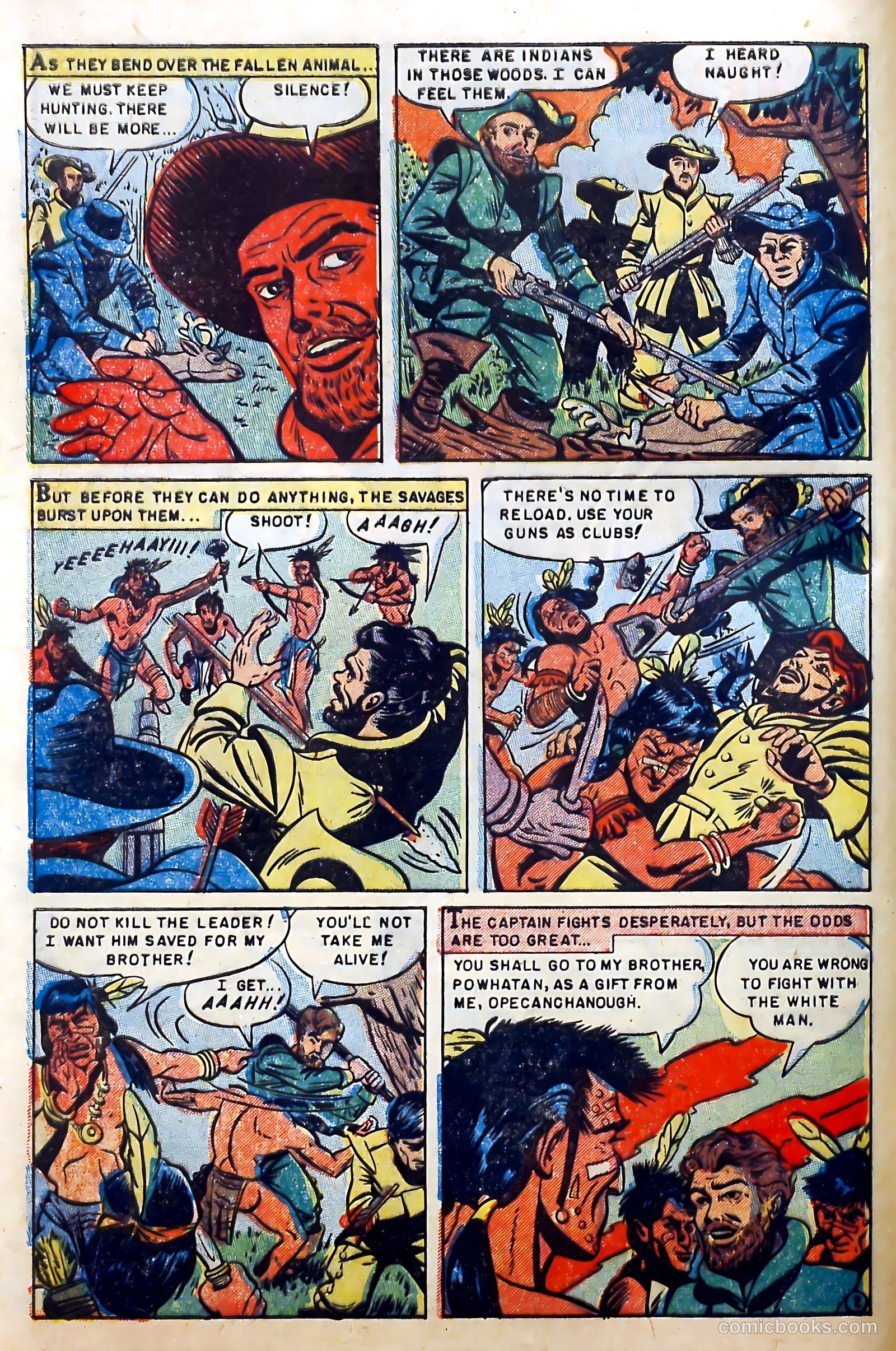 Thrilling Adventures in Stamps Comics #8 (1953) — page 16 of 55