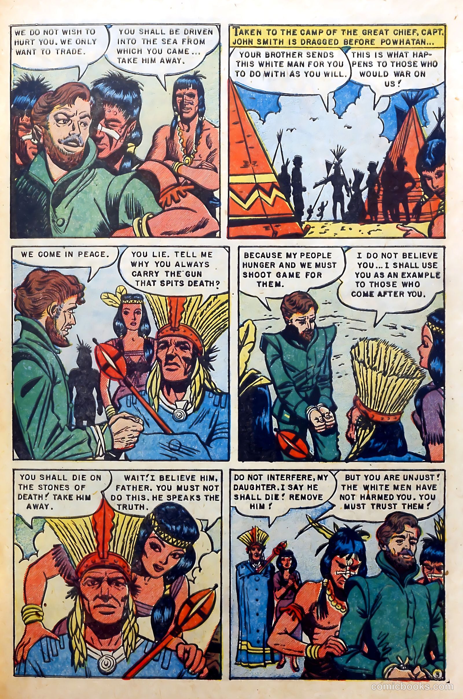 Thrilling Adventures in Stamps Comics #8 (1953) — page 17 of 55