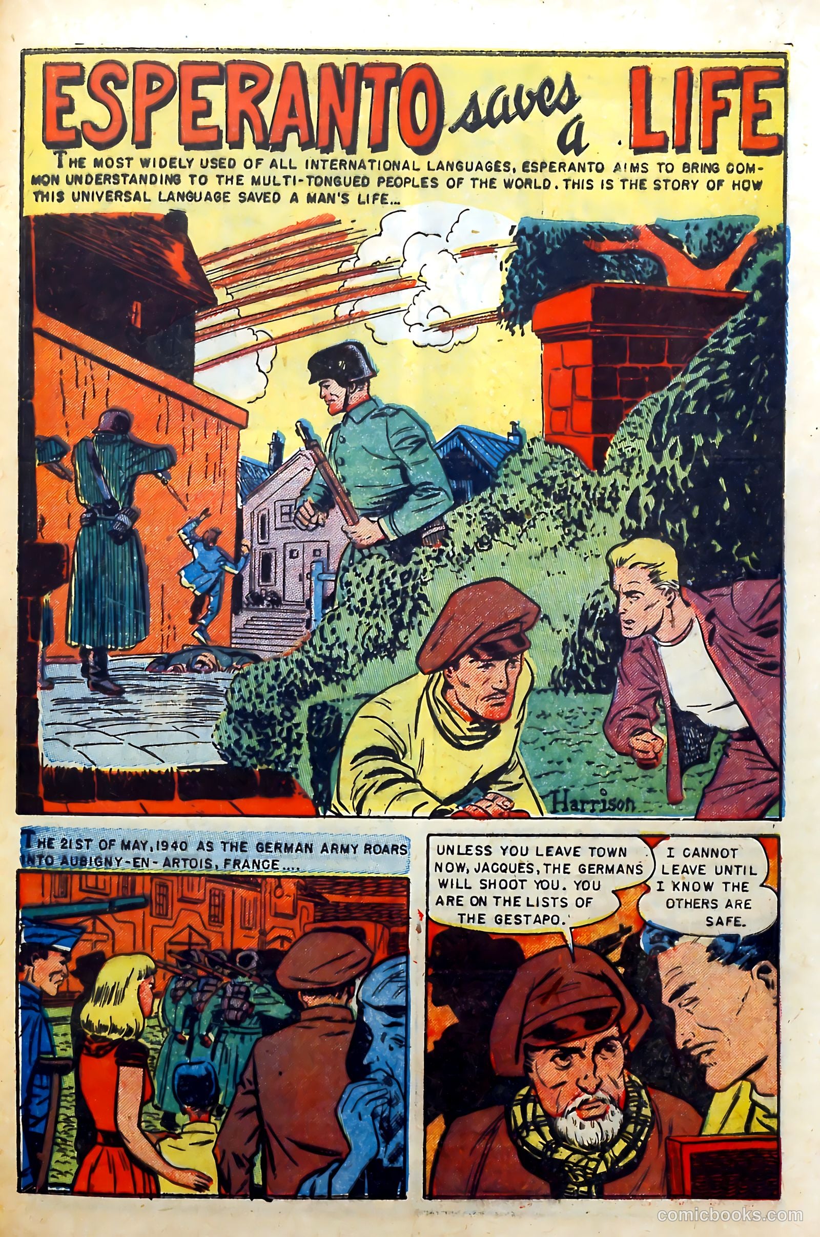 Thrilling Adventures in Stamps Comics #8 (1953) — page 19 of 55
