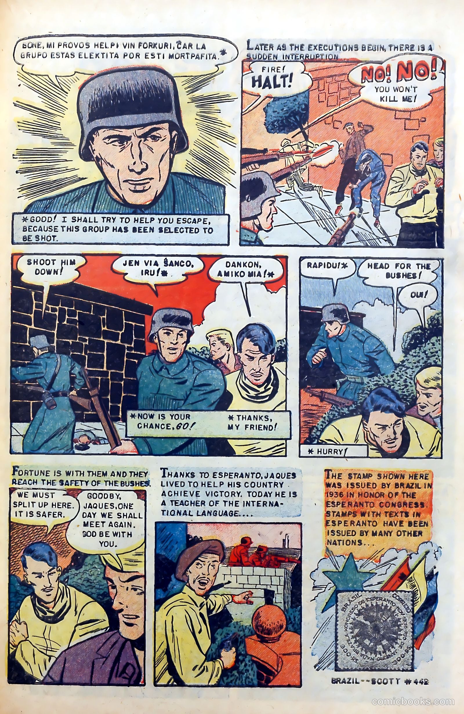 Thrilling Adventures in Stamps Comics #8 (1953) — page 21 of 55