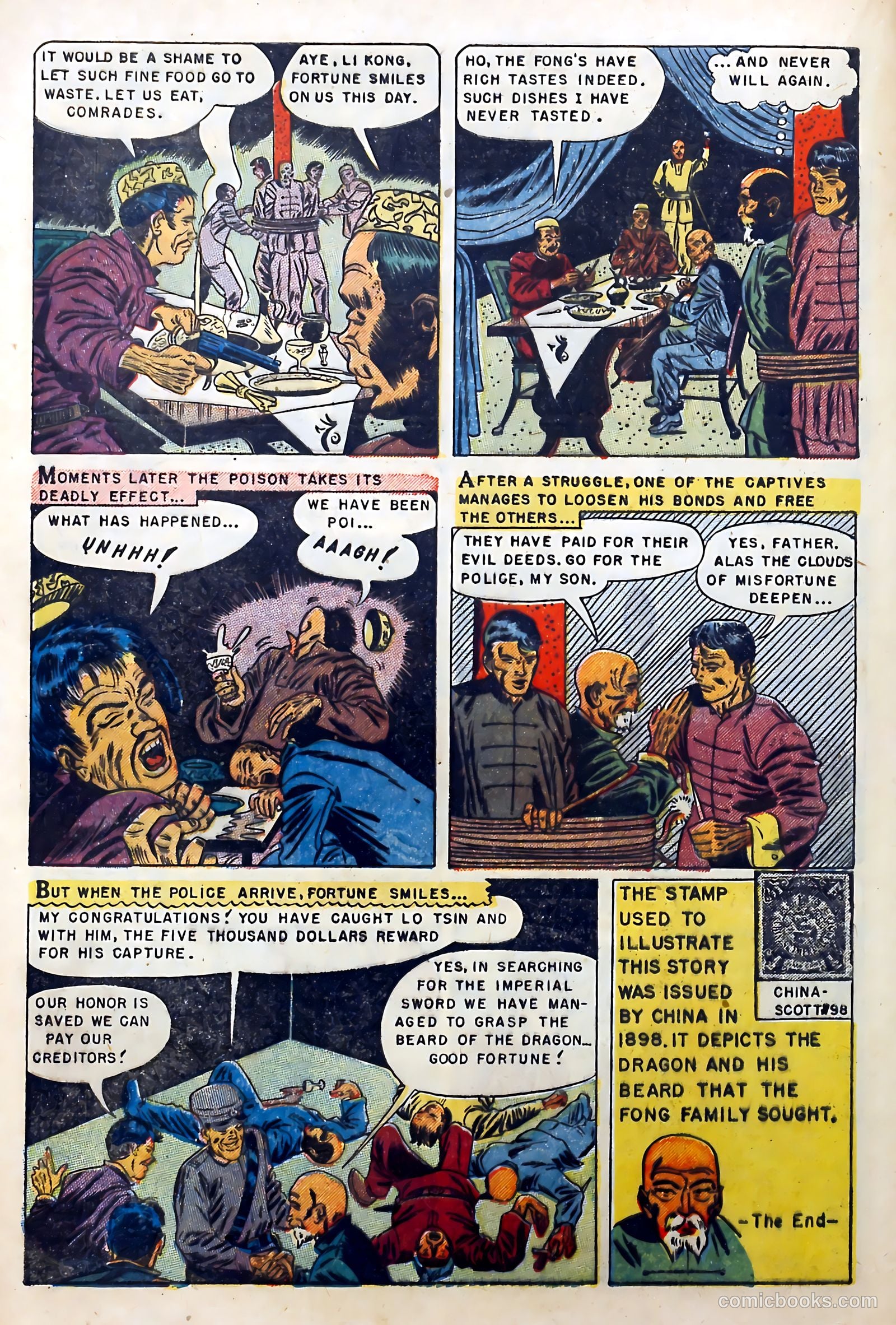 Thrilling Adventures in Stamps Comics #8 (1953) — page 29 of 55
