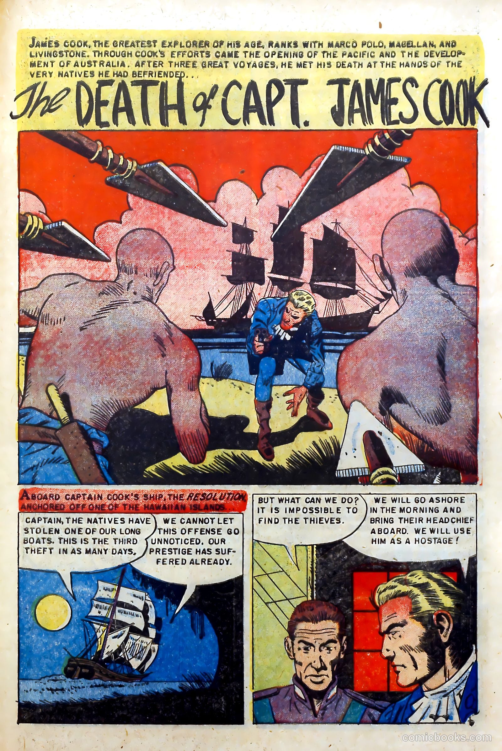 Thrilling Adventures in Stamps Comics #8 (1953) — page 30 of 55