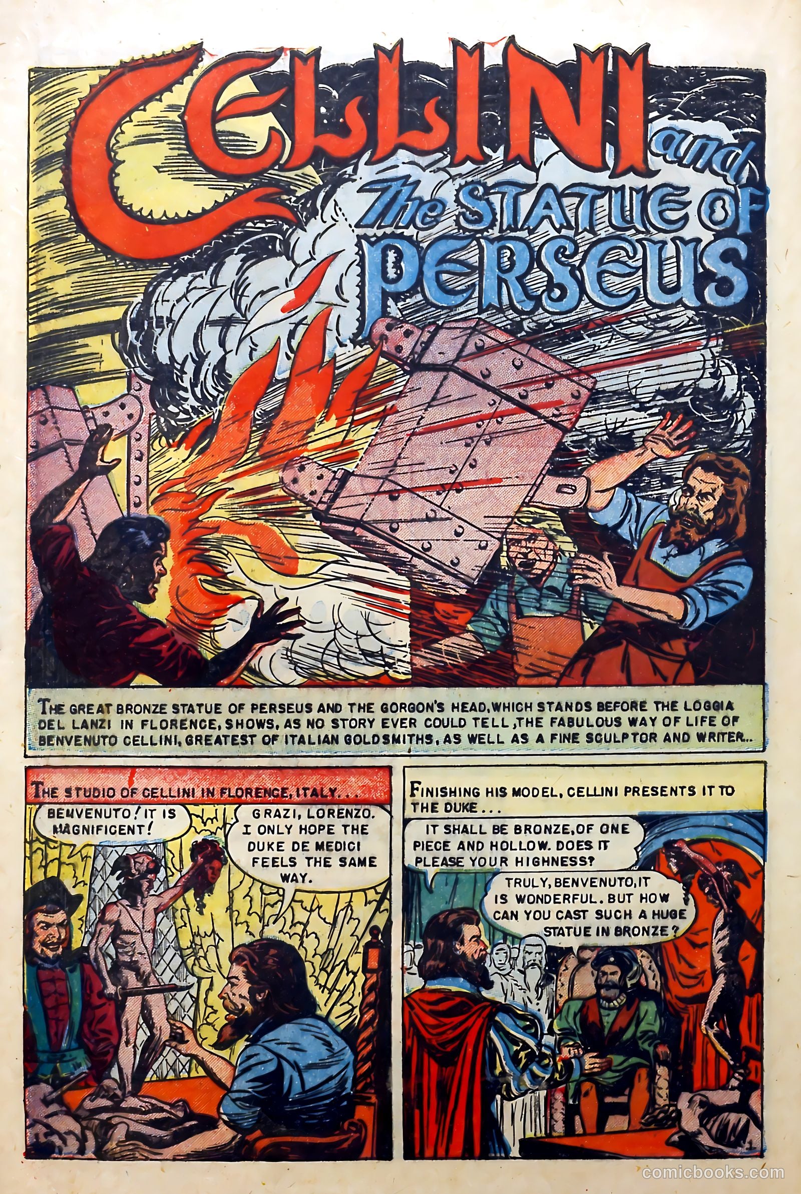 Thrilling Adventures in Stamps Comics #8 (1953) — page 33 of 55