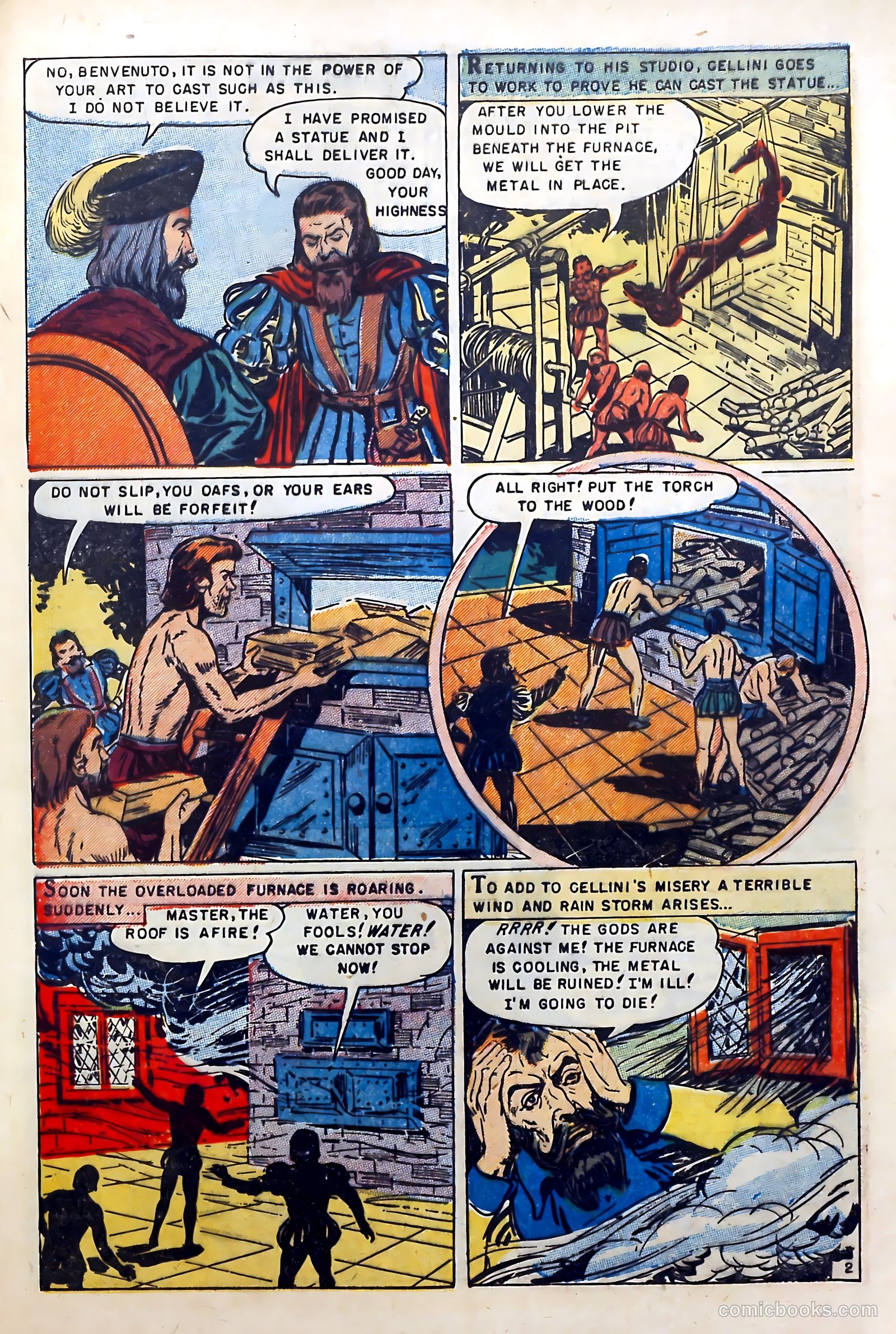 Thrilling Adventures in Stamps Comics #8 (1953) — page 34 of 55