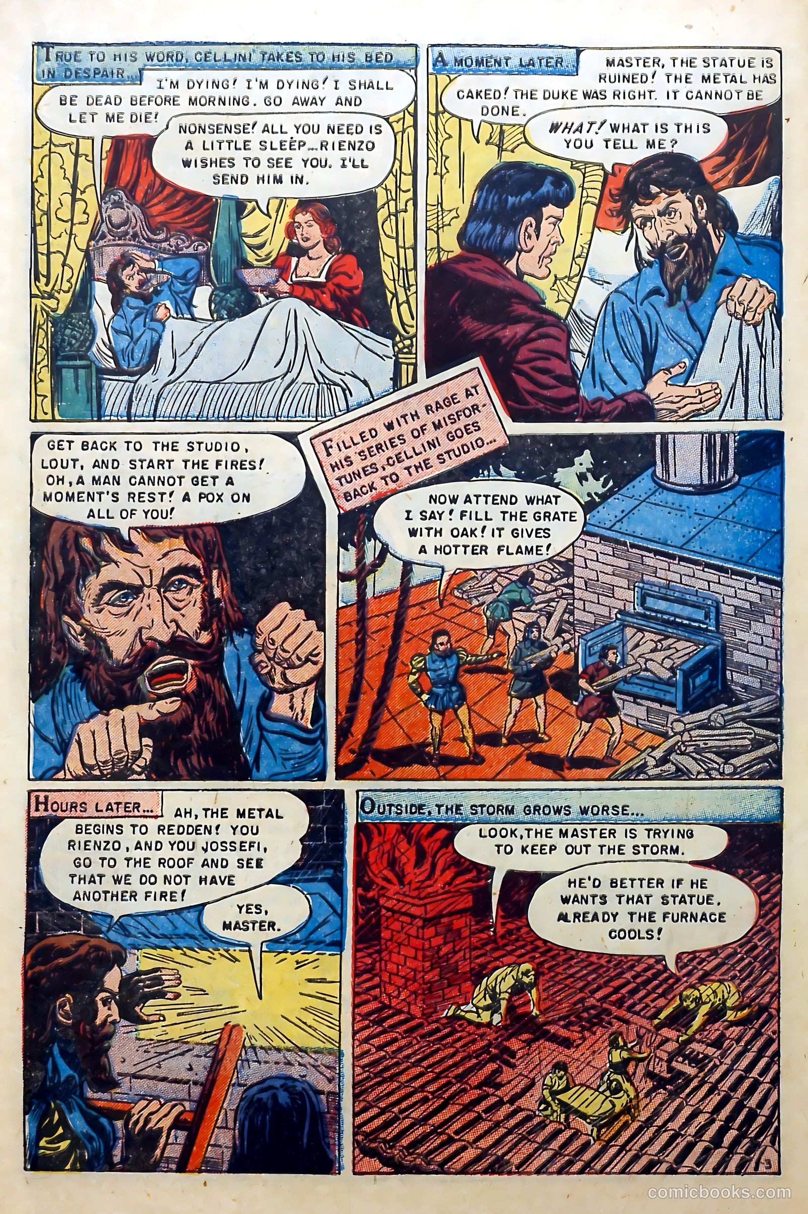 Thrilling Adventures in Stamps Comics #8 (1953) — page 35 of 55