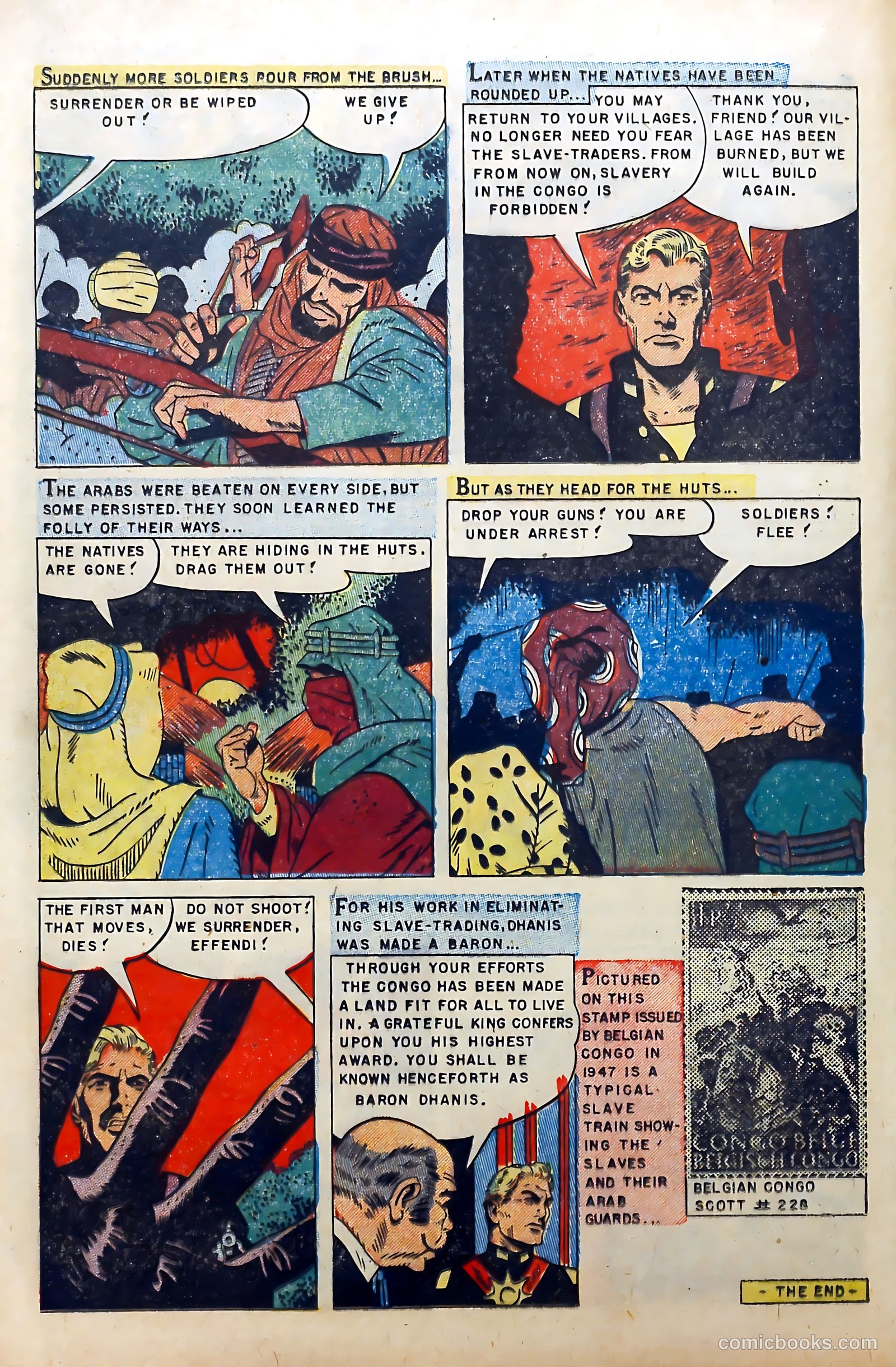 Thrilling Adventures in Stamps Comics #8 (1953) — page 39 of 55