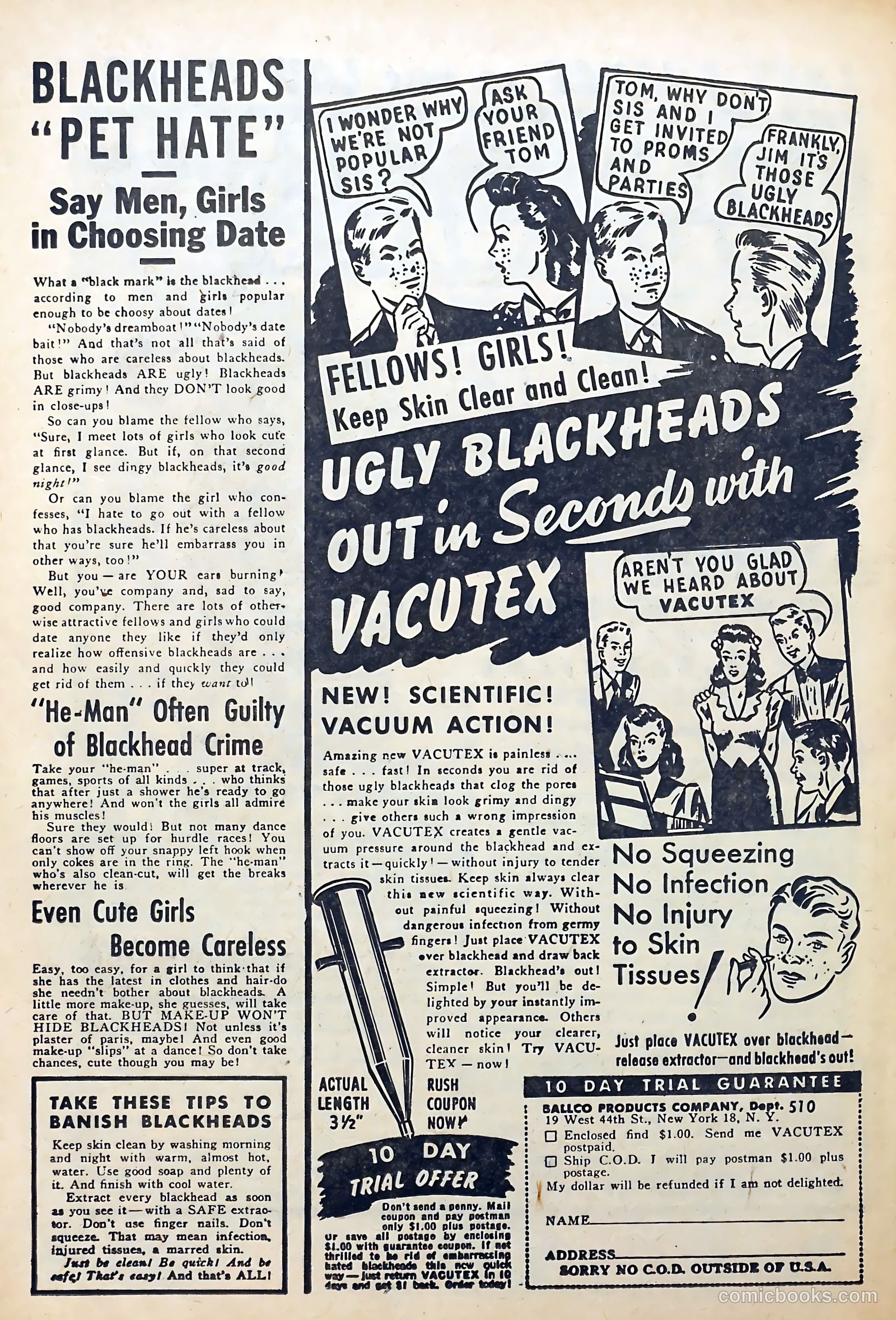 Thrilling Adventures in Stamps Comics #8 (1953) — page 49 of 55