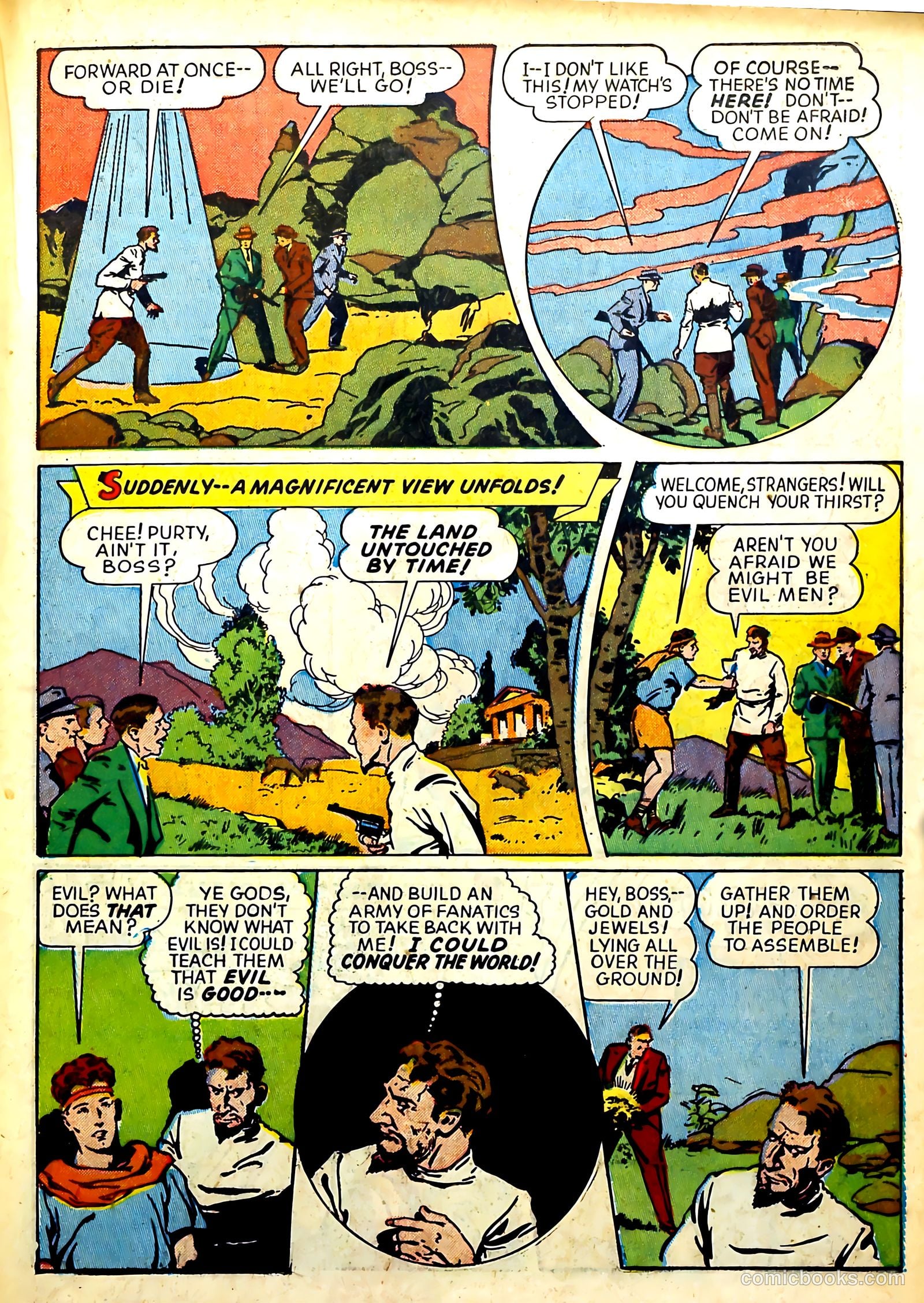 Thrilling Comics #35 (1943) — page 35 of 68