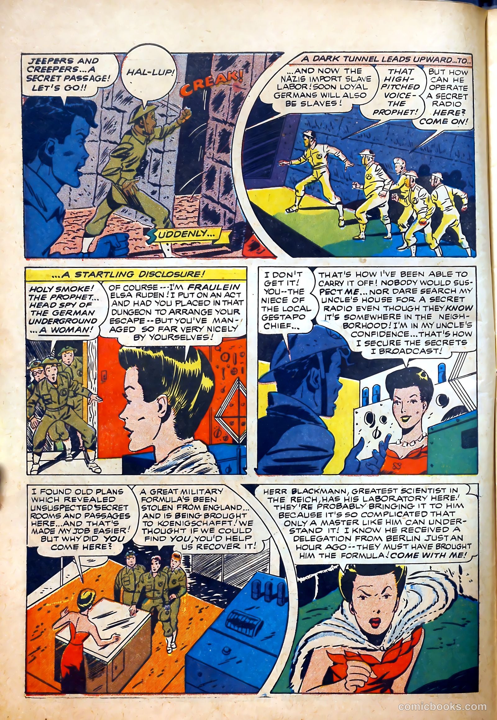 Thrilling Comics #37 (1943) — page 16 of 60