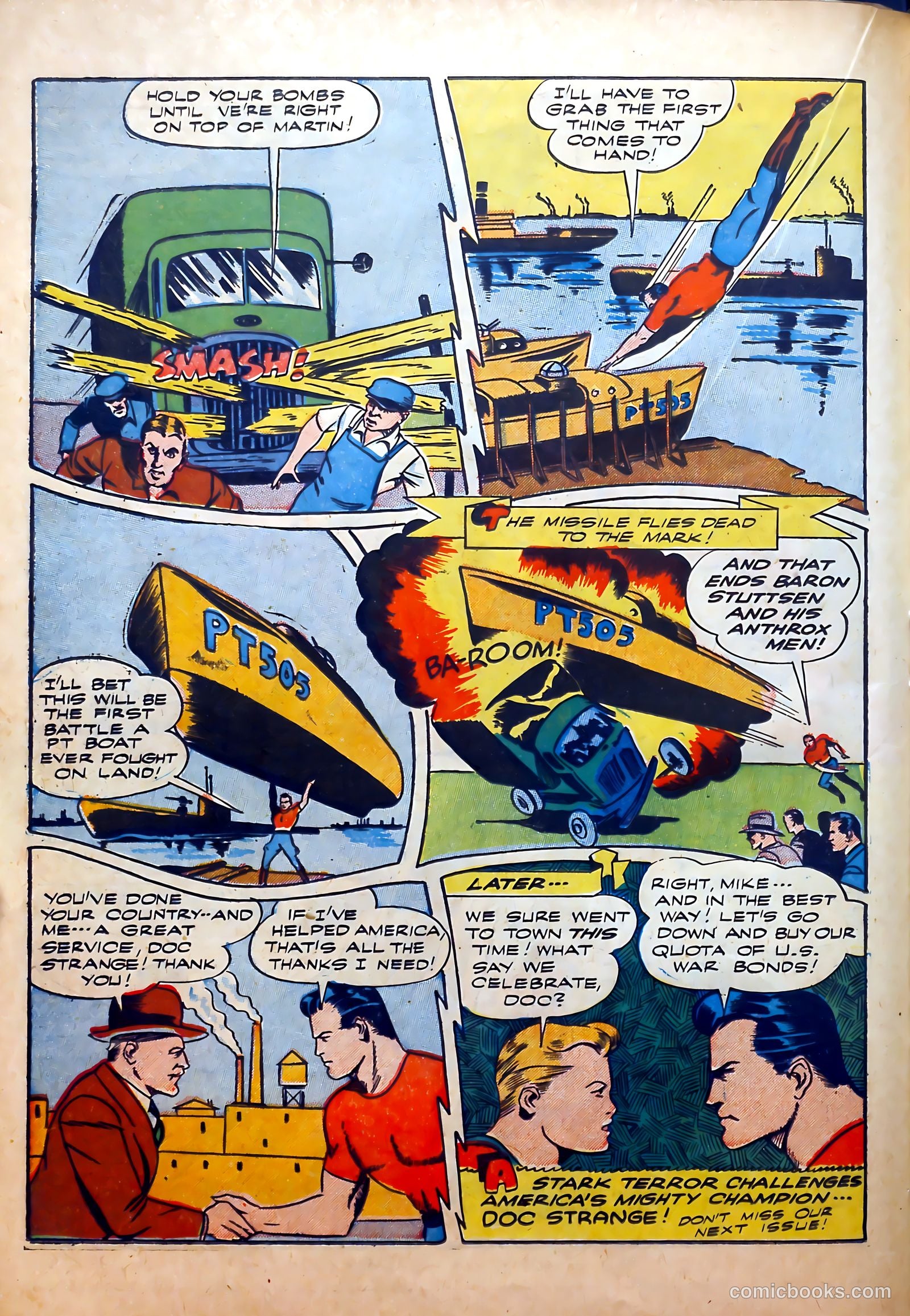 Thrilling Comics #37 (1943) — page 32 of 60