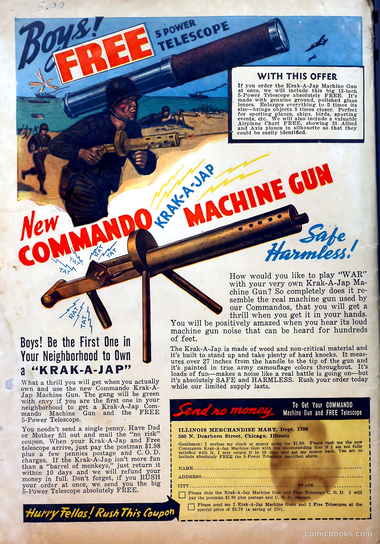 Thrilling Comics #37 (1943) — page 60 of 60