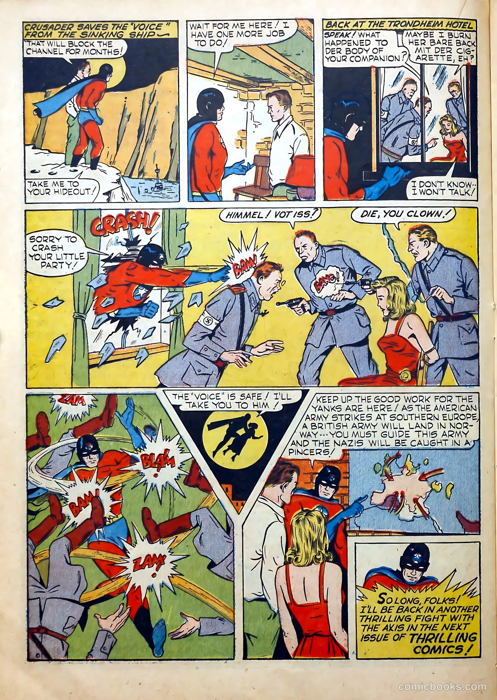 Thrilling Comics #38 (1943) — page 32 of 59