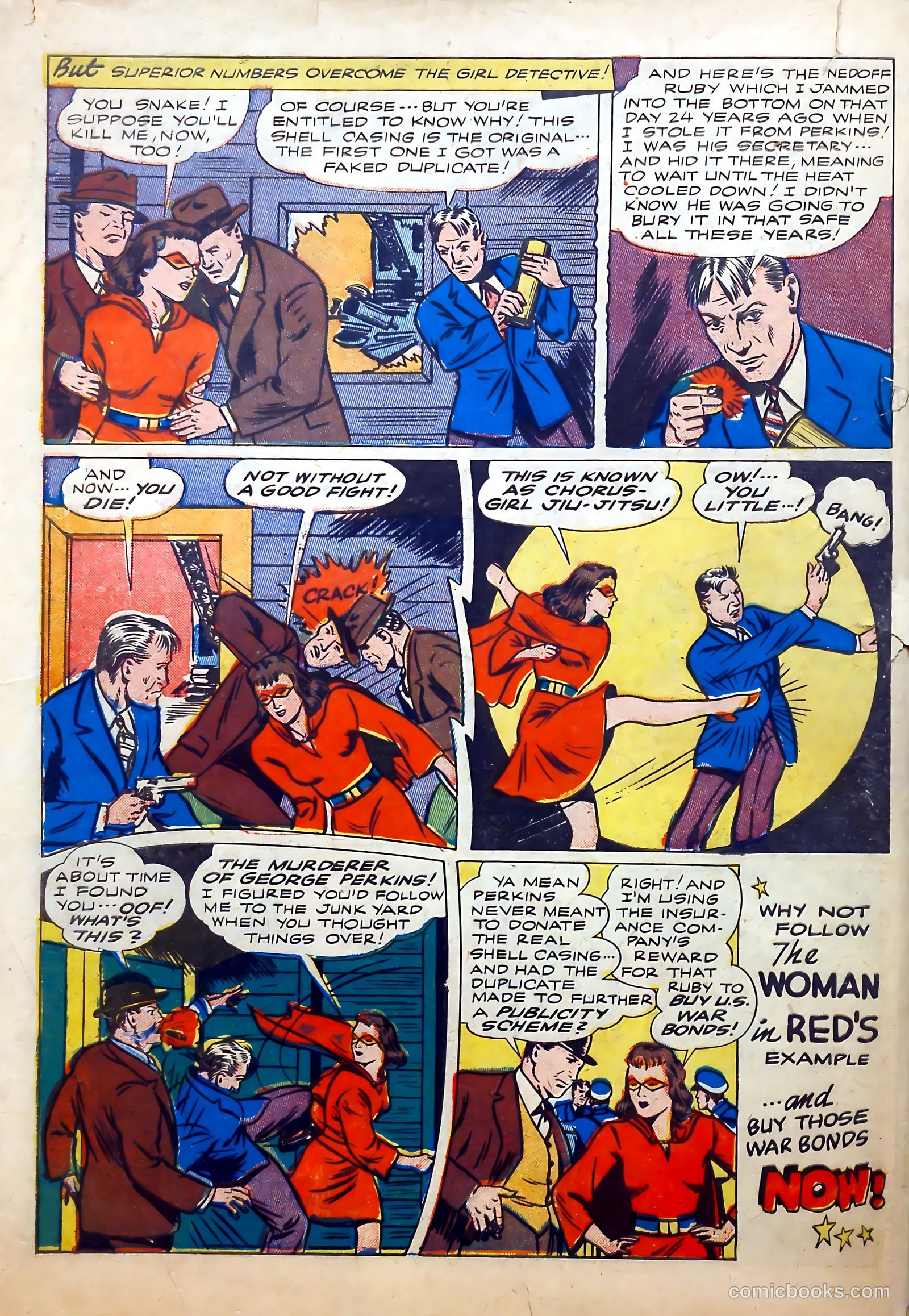 Thrilling Comics #38 (1943) — page 58 of 59