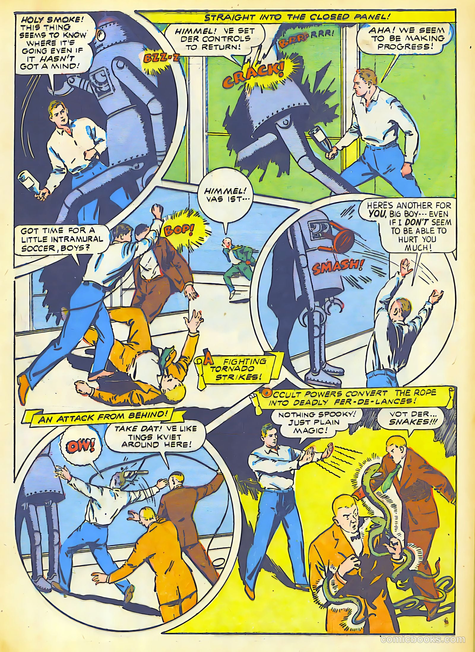 Thrilling Comics #39 (1943) — page 50 of 54