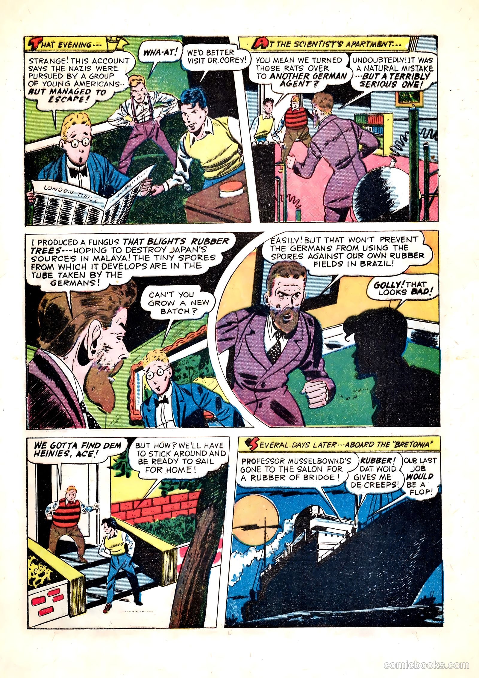 Thrilling Comics #40 (1944) — page 7 of 60
