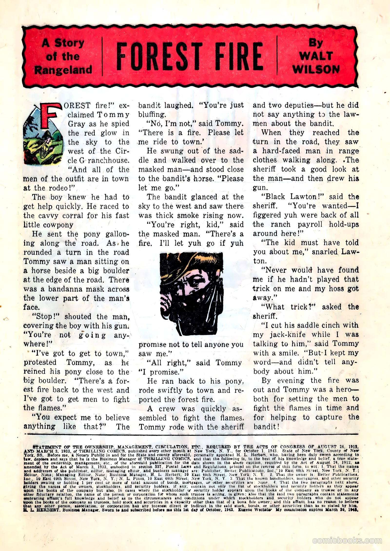 Thrilling Comics #40 (1944) — page 31 of 60