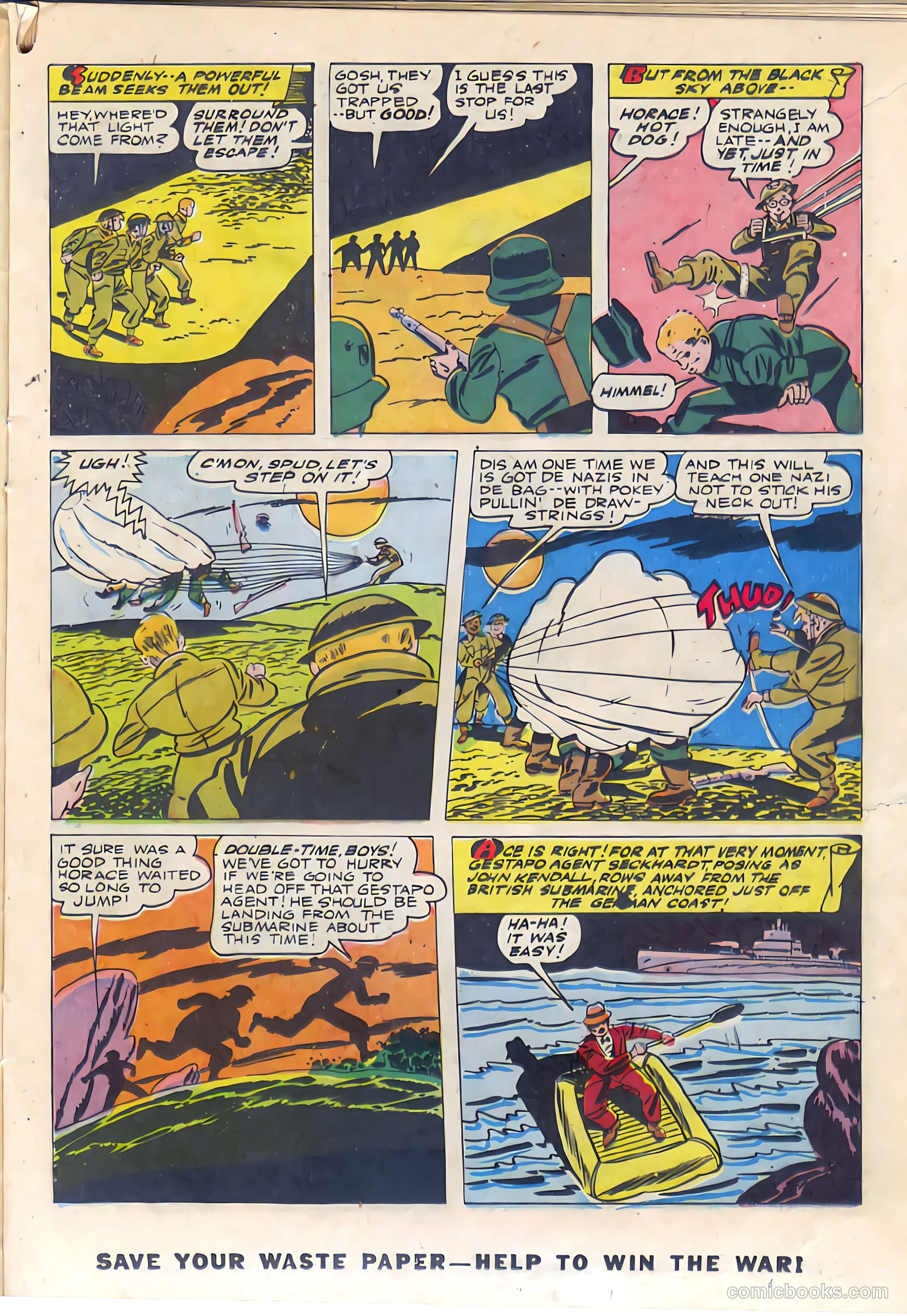 Thrilling Comics #46 (1945) — page 17 of 52