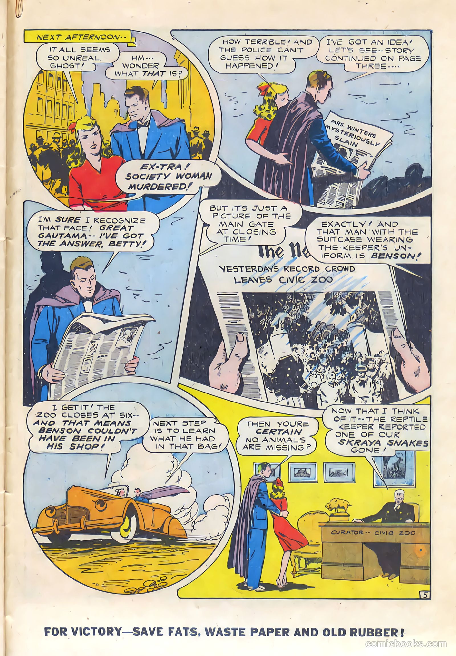 Thrilling Comics #46 (1945) — page 39 of 52