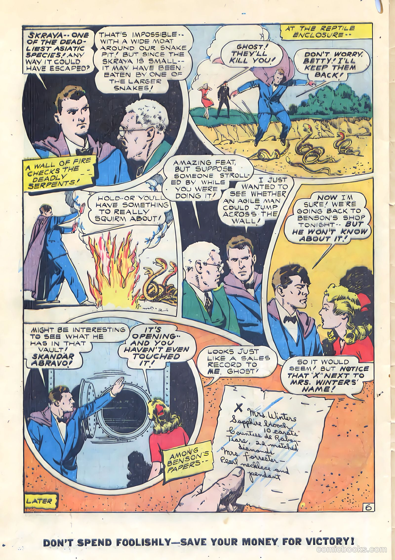 Thrilling Comics #46 (1945) — page 40 of 52