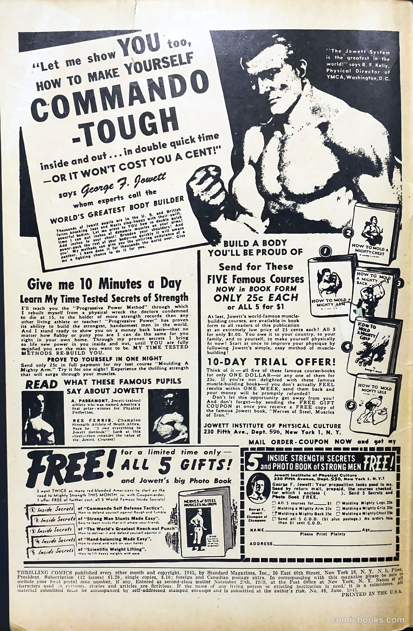 Thrilling Comics #48 (1945) — page 2 of 52