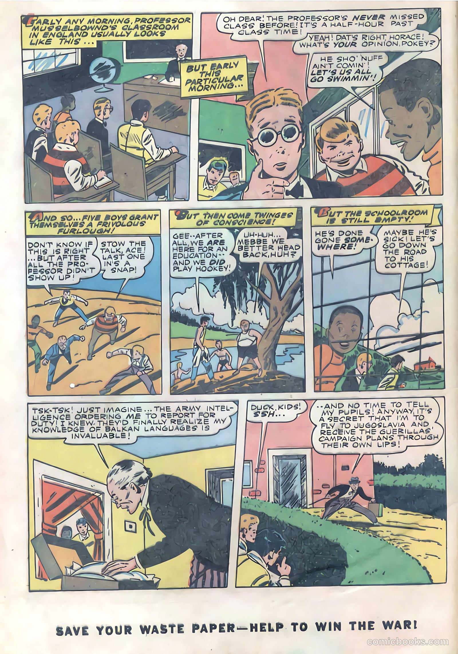 Thrilling Comics #49 (1945) — page 3 of 50