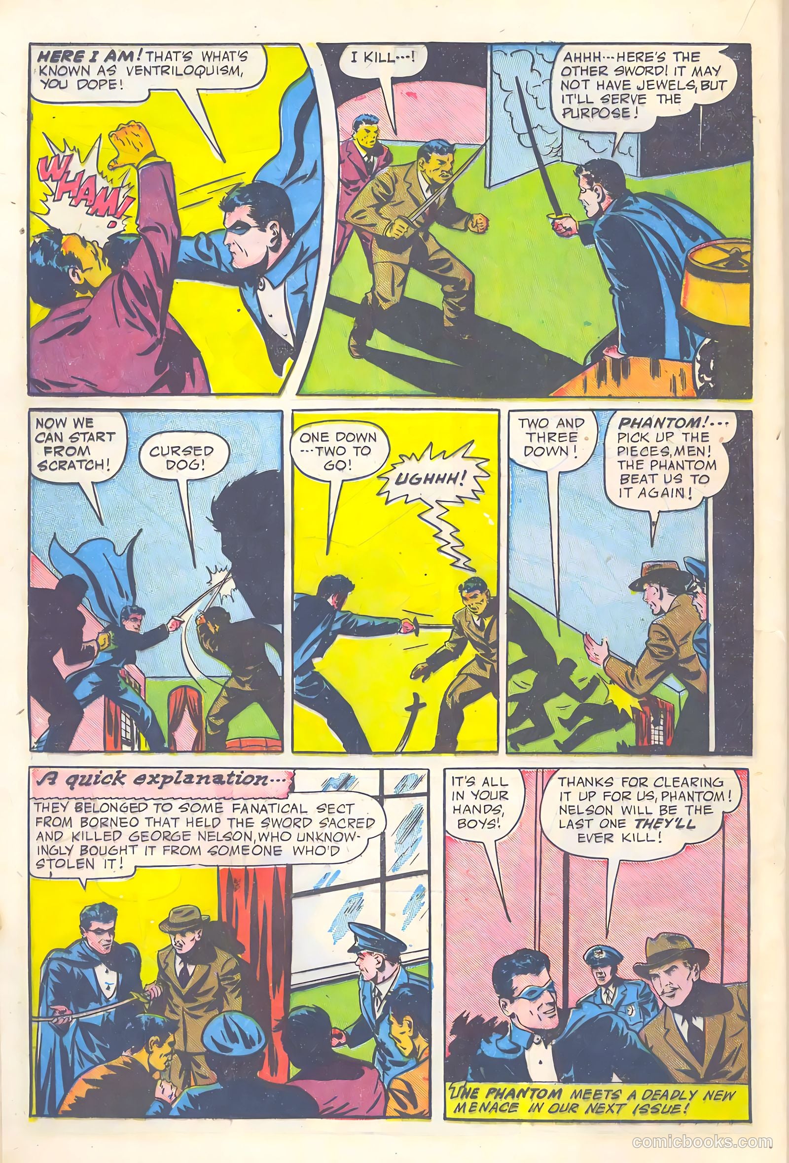 Thrilling Comics #55 (1946) — page 32 of 52
