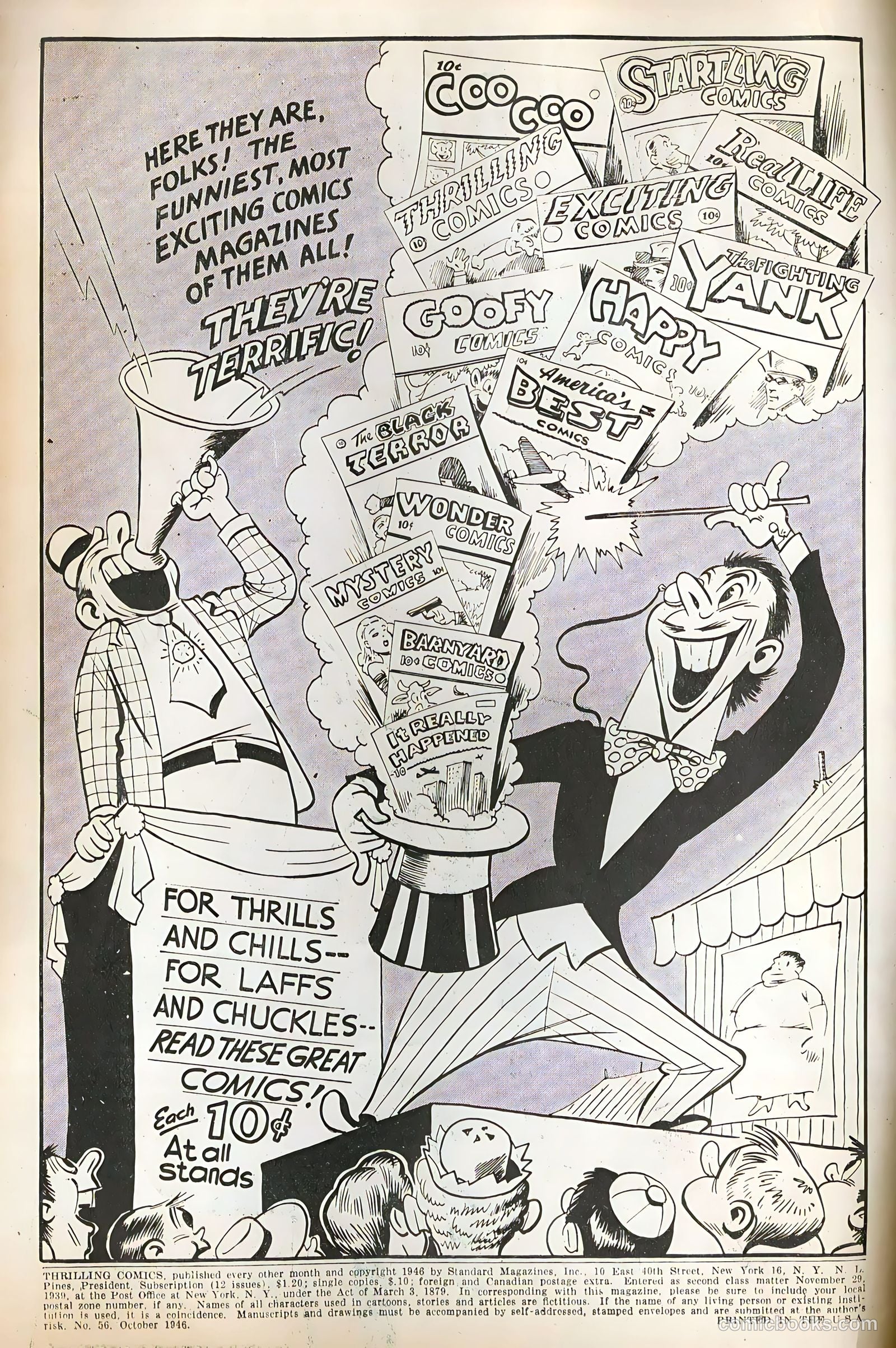 Thrilling Comics #56 (1946) — page 2 of 50
