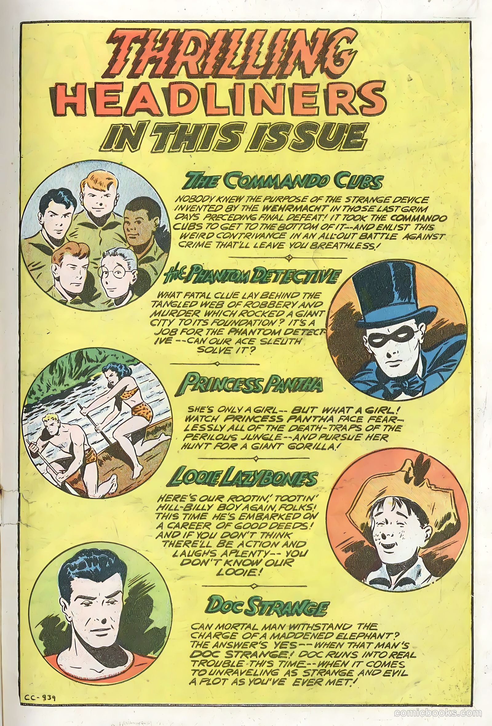 Thrilling Comics #57 (1946) — page 3 of 51